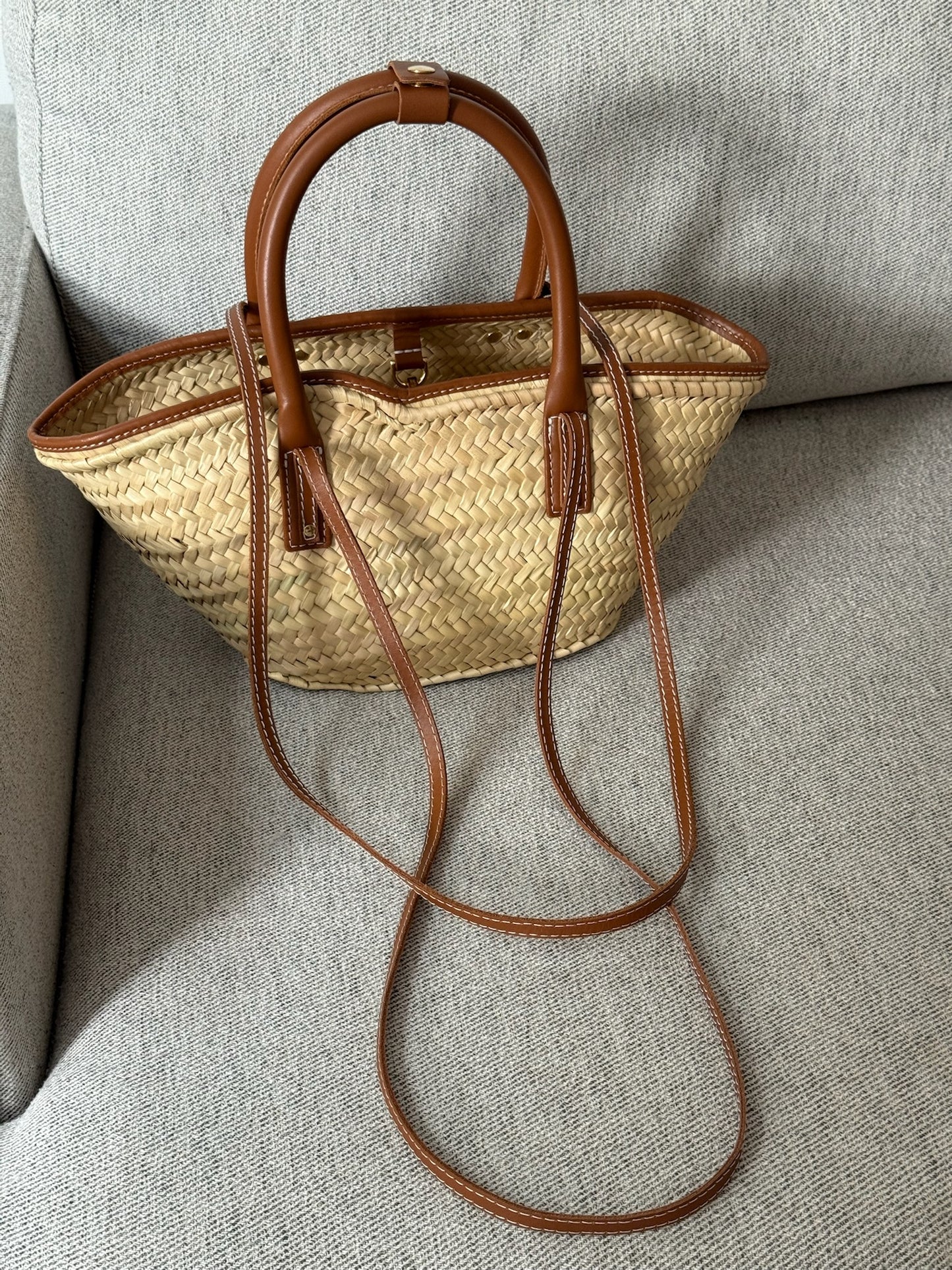 Jacquemus Le Panier Soli Logo Detailed Tote Bag