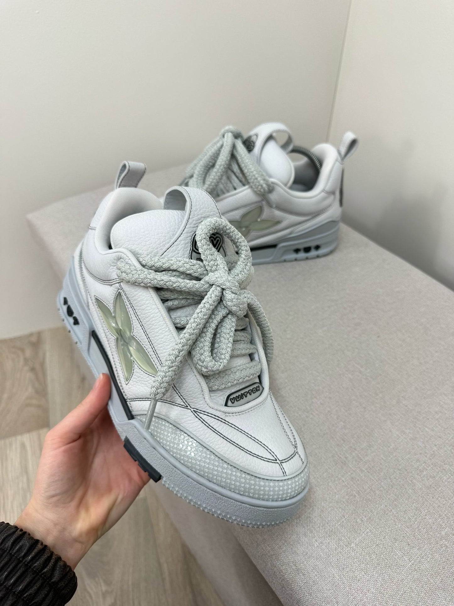 Louis Vuitton Grey Lv Skate Trainer-UK 7.5