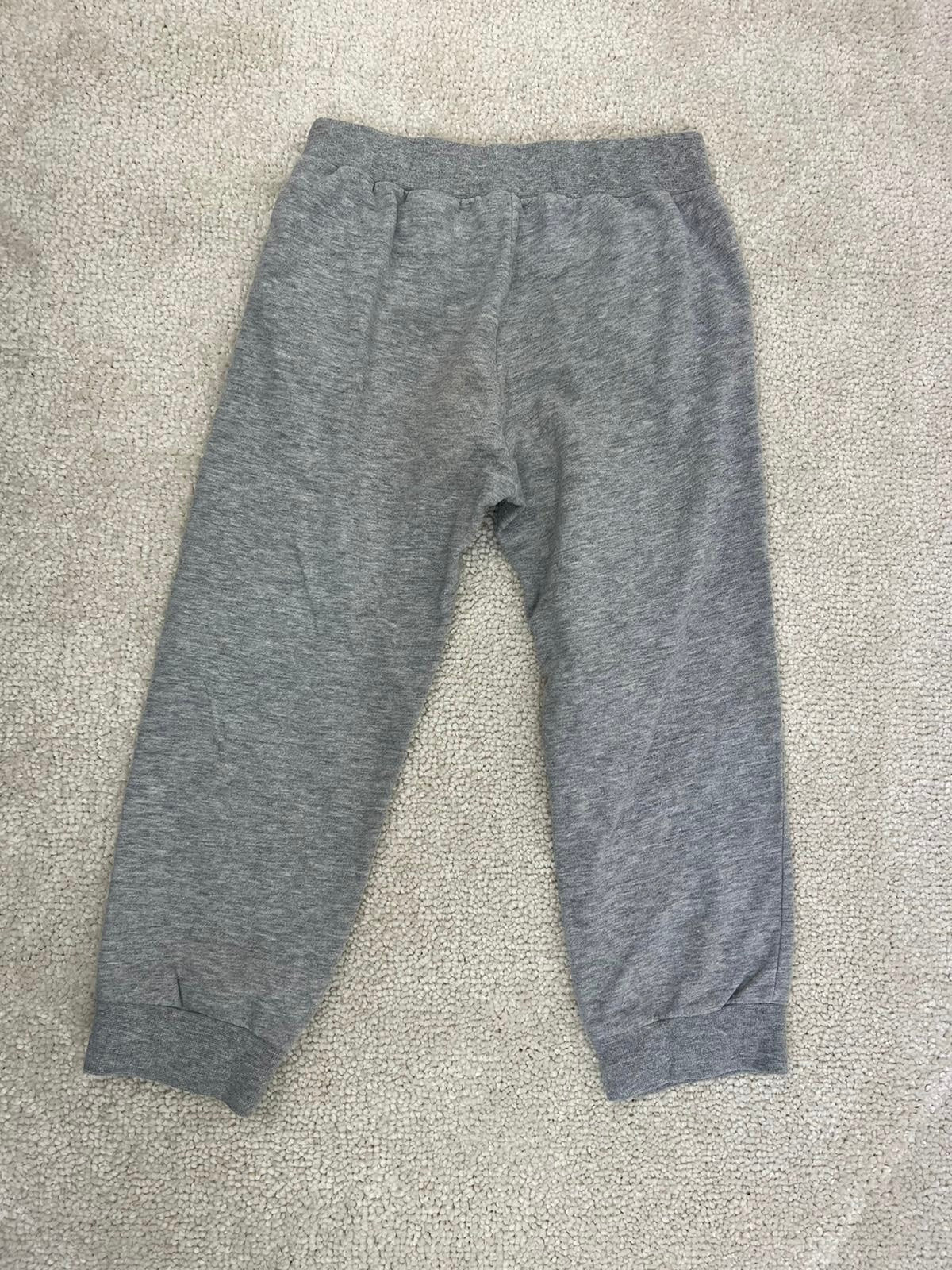 Kids Gucci Grey & Red Logo Stripe Pocket Detail Tracksuit Bottom (Age 24m)