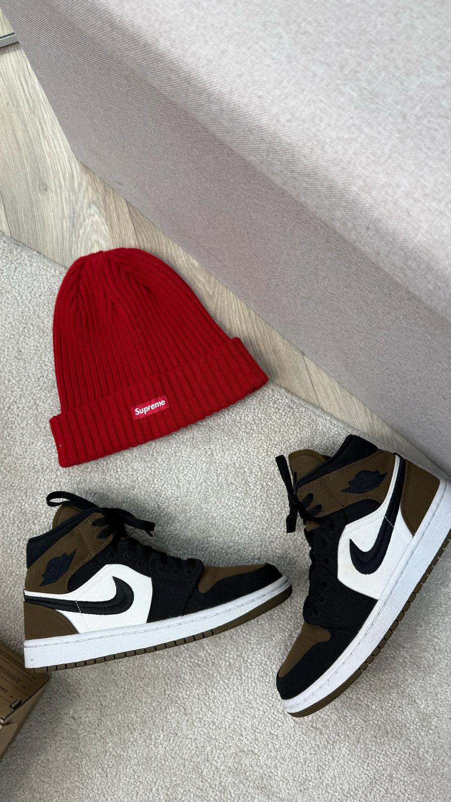 Supreme Red Beanie Hat