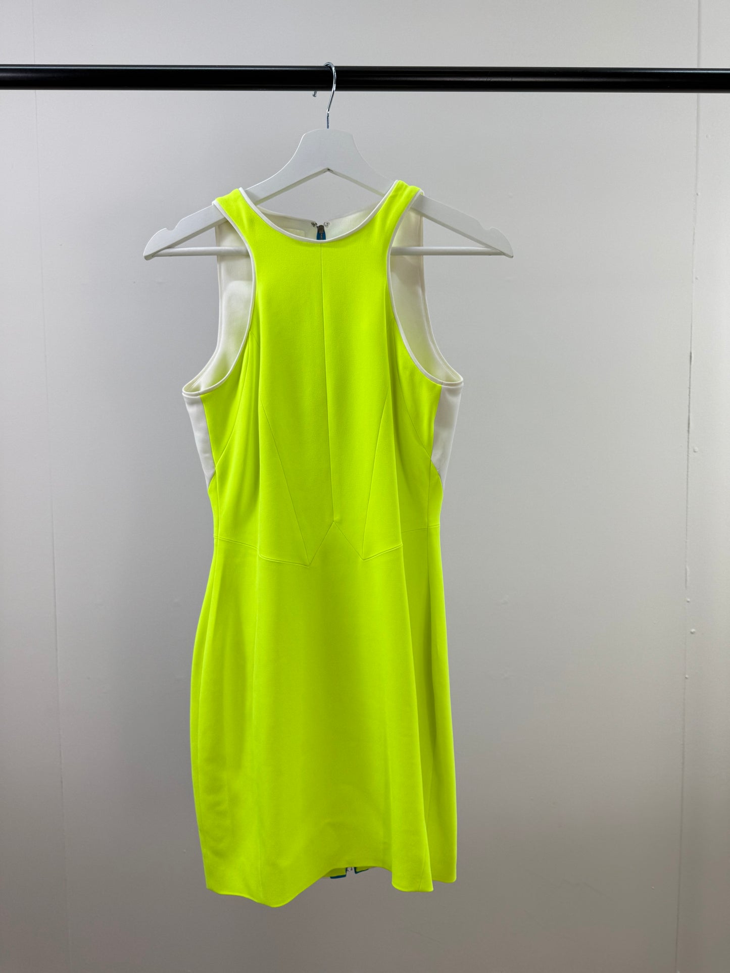 Antonio Baradi Neon Contrast Mini Dress - Small