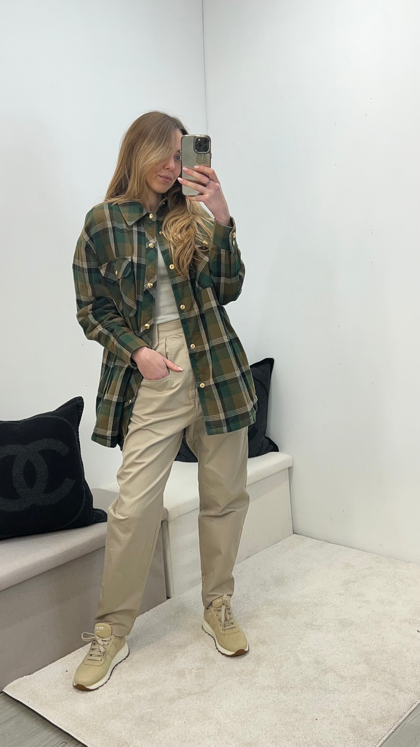 Isabel Marant Nude Parachute Trouser - UK 8