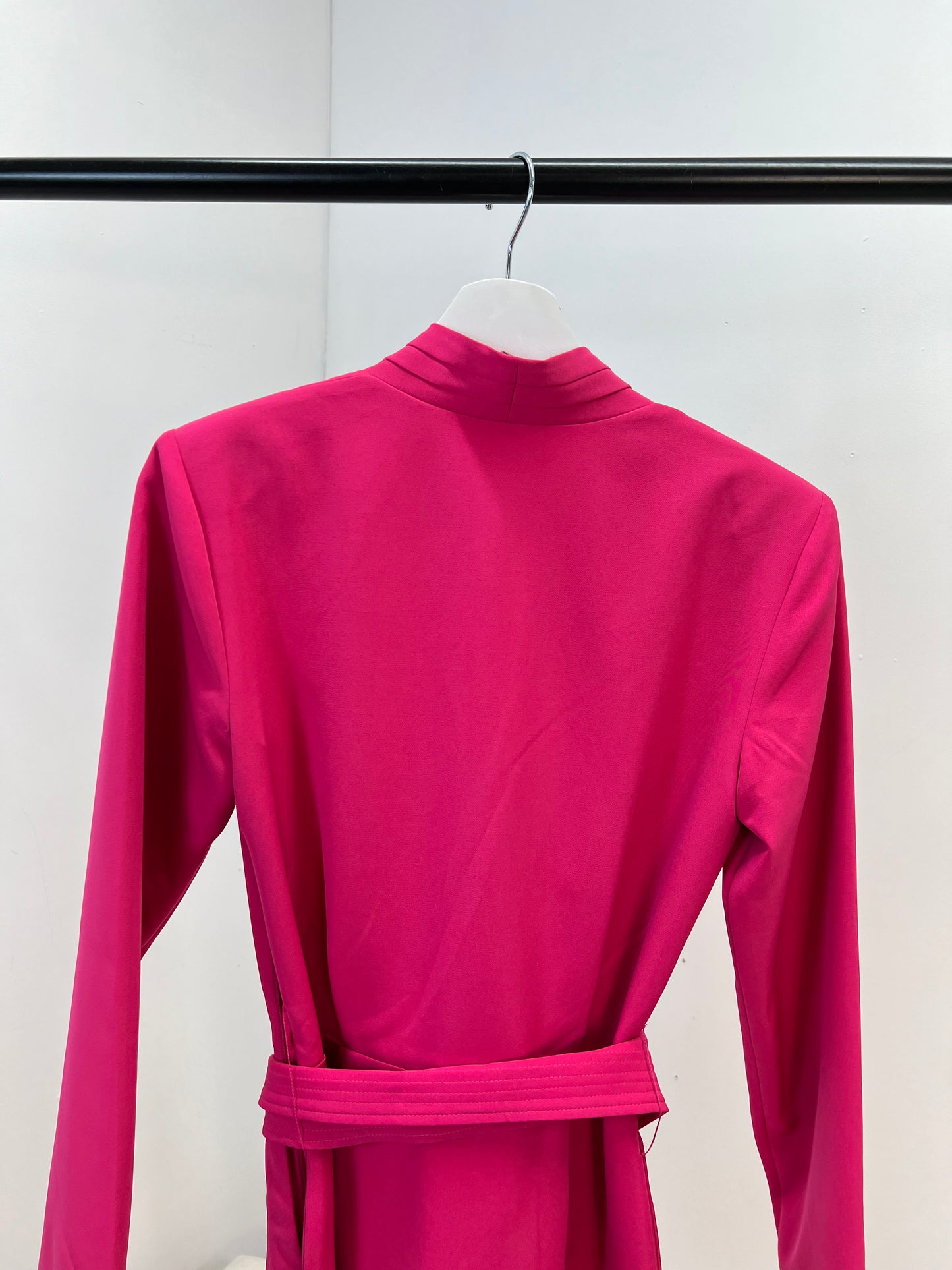 Karina Grimaldi Pink Wrap Around Dress (New In Tags-Small)
