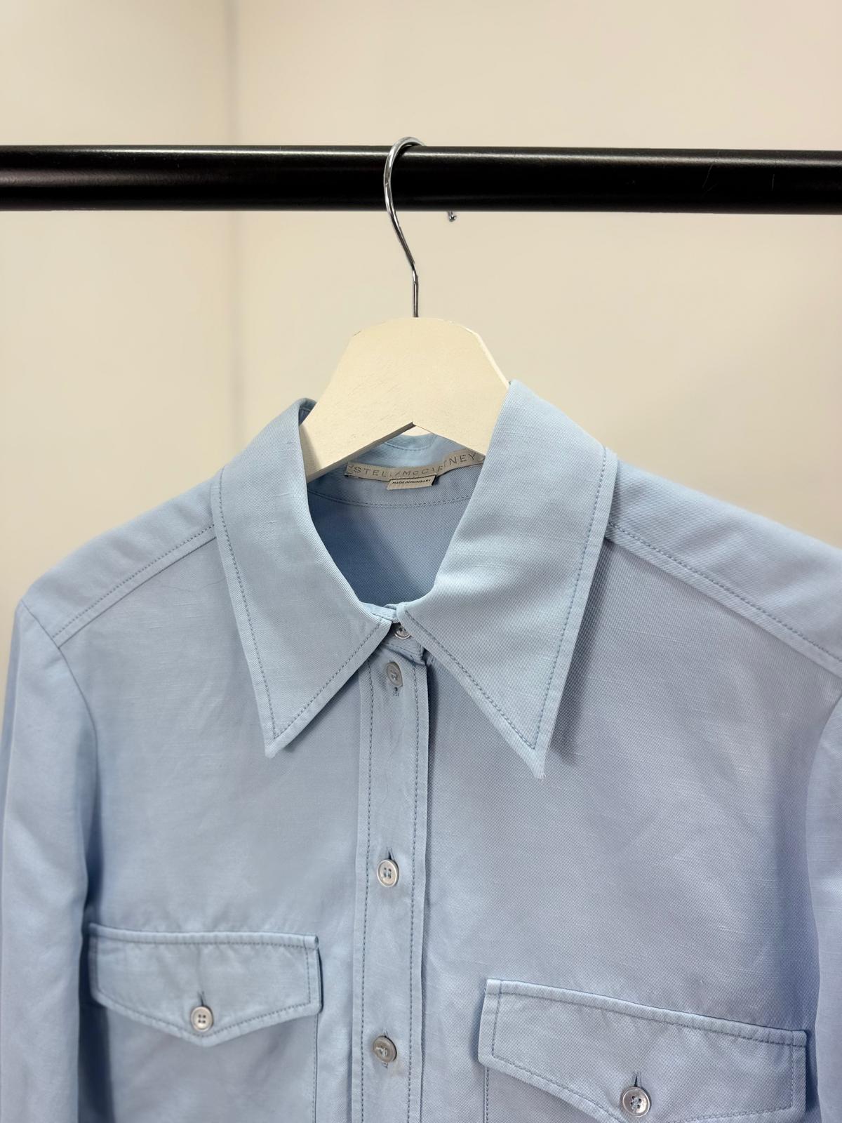 Stella McCartney Blue 2 Pocket Shirt - UK 10