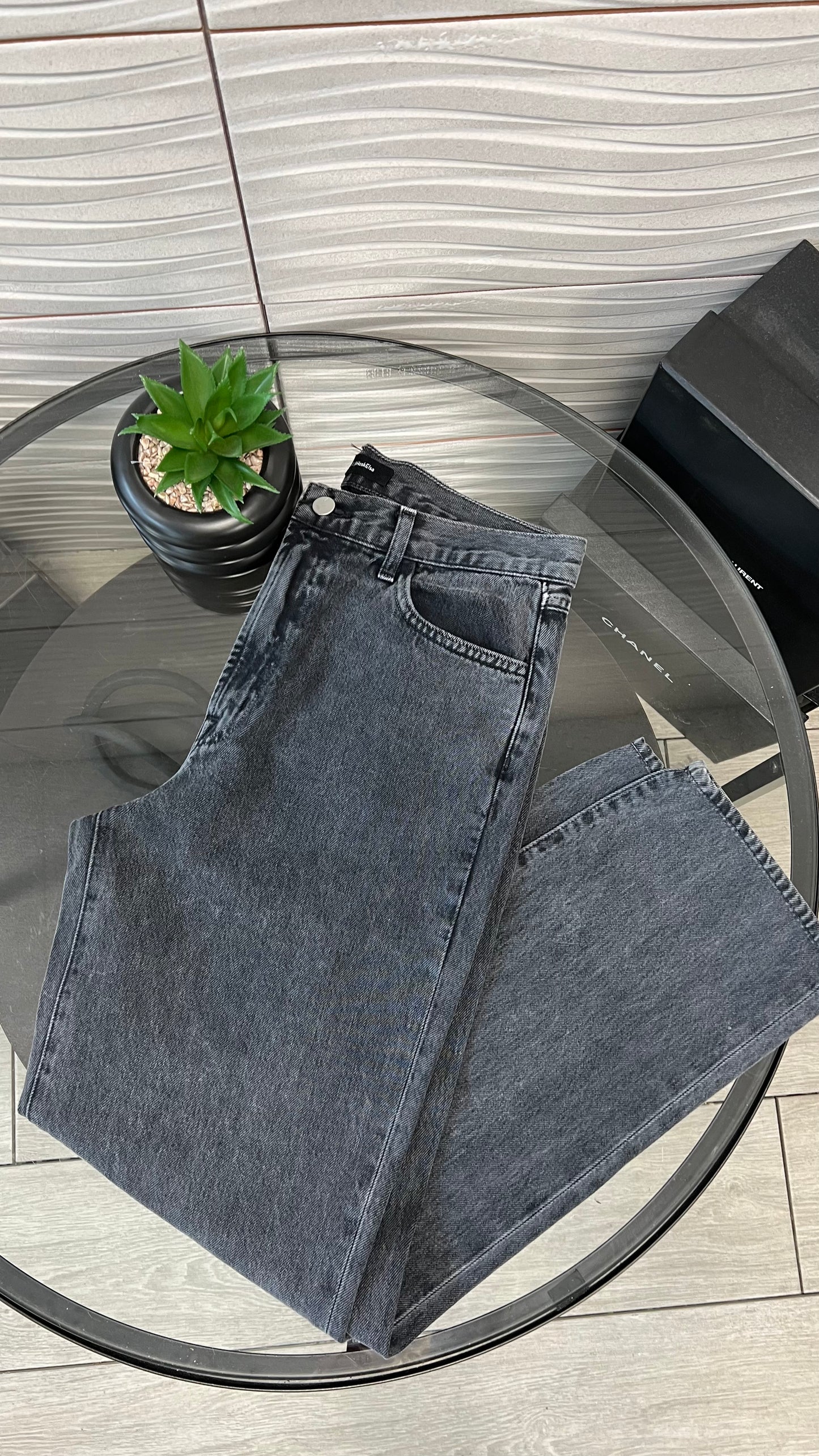 J Brand Black Denim Jeans - UK 8