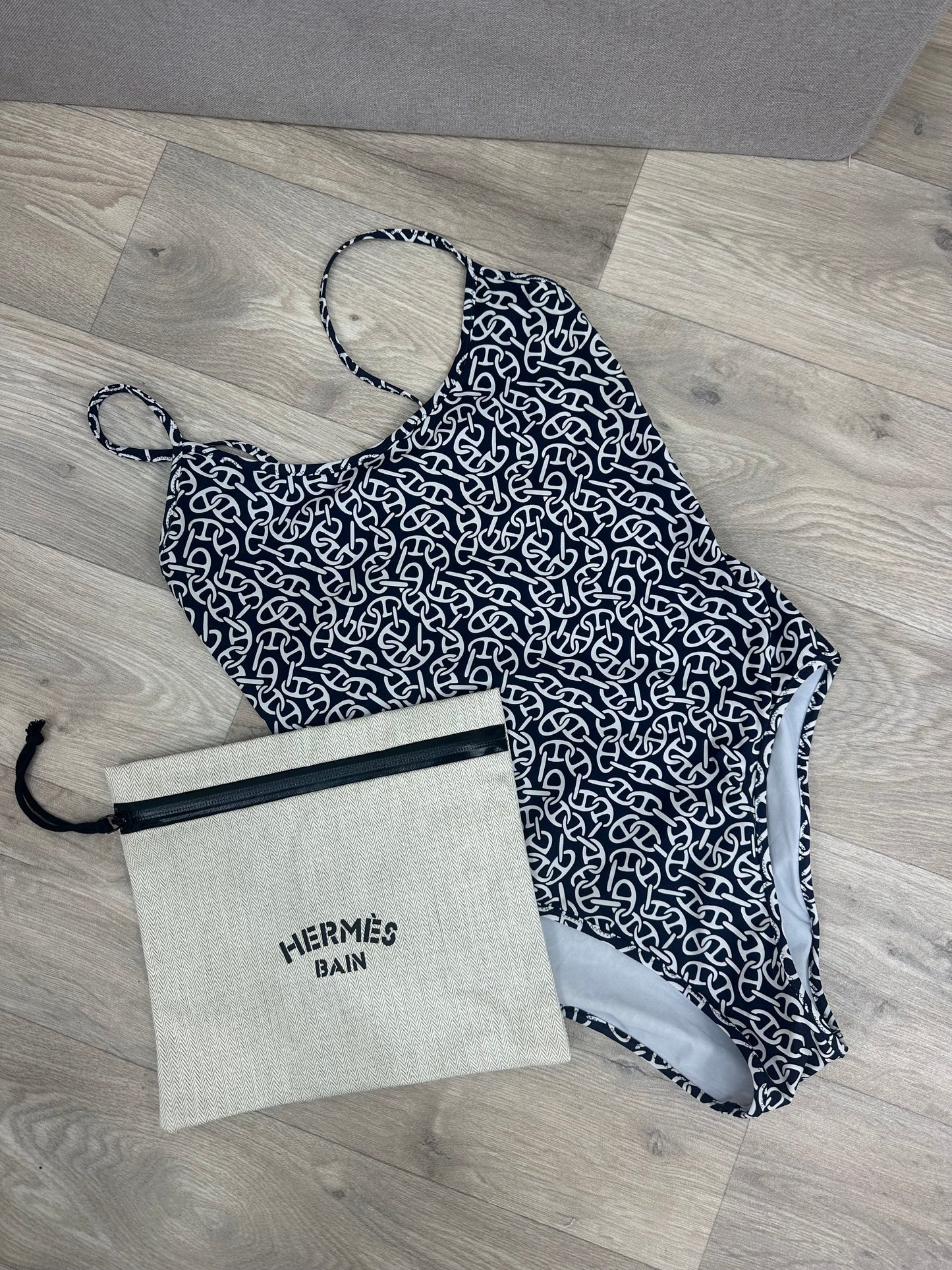 Hermes Naoussa one piece swimsuit - UK 8