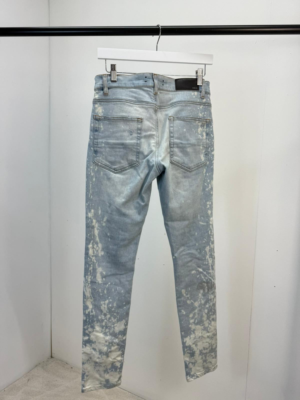 Amiri Light Blue Bleached Jeans -30