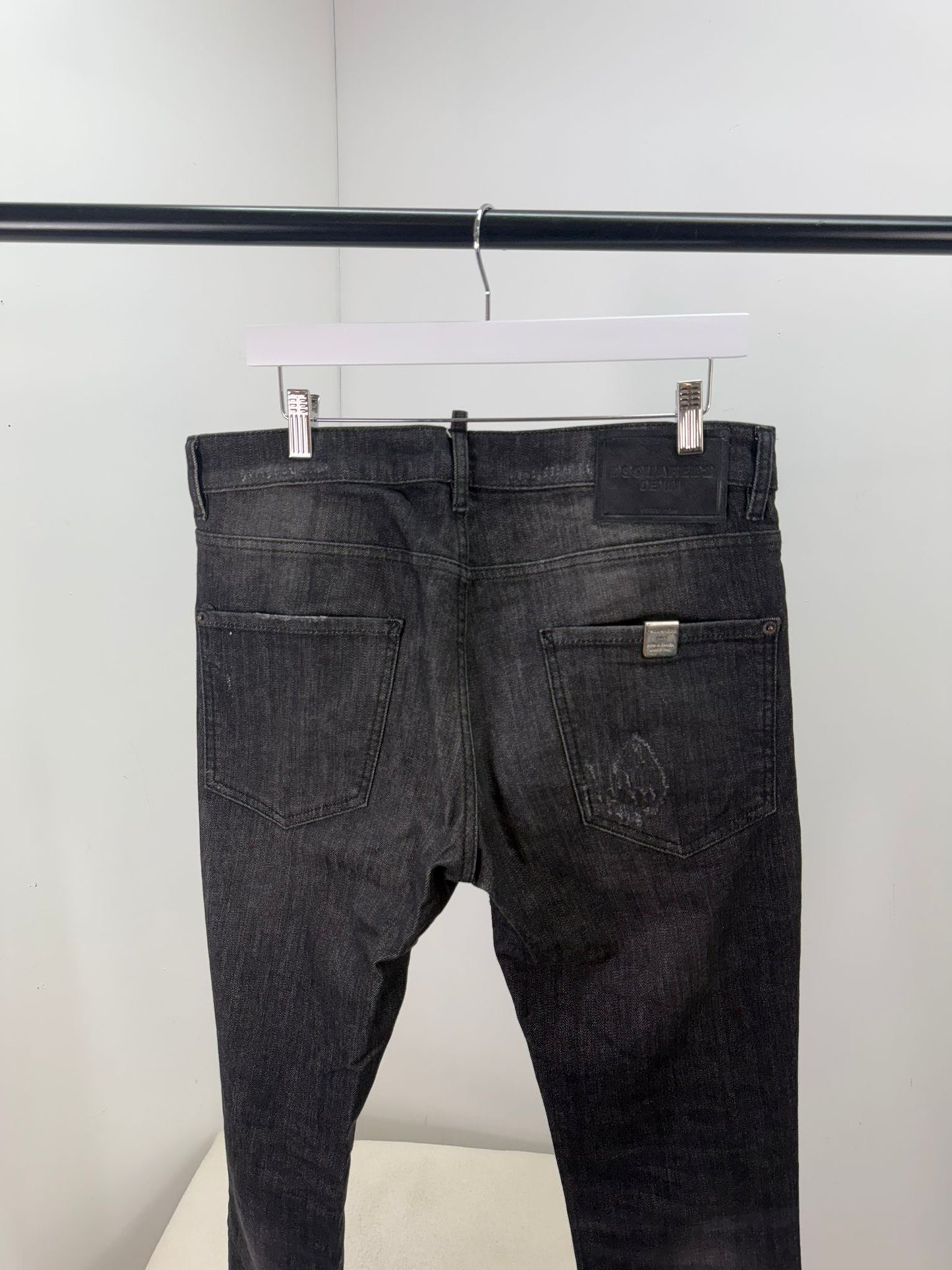 Dsquared2 Black Ripped Jeans - 50