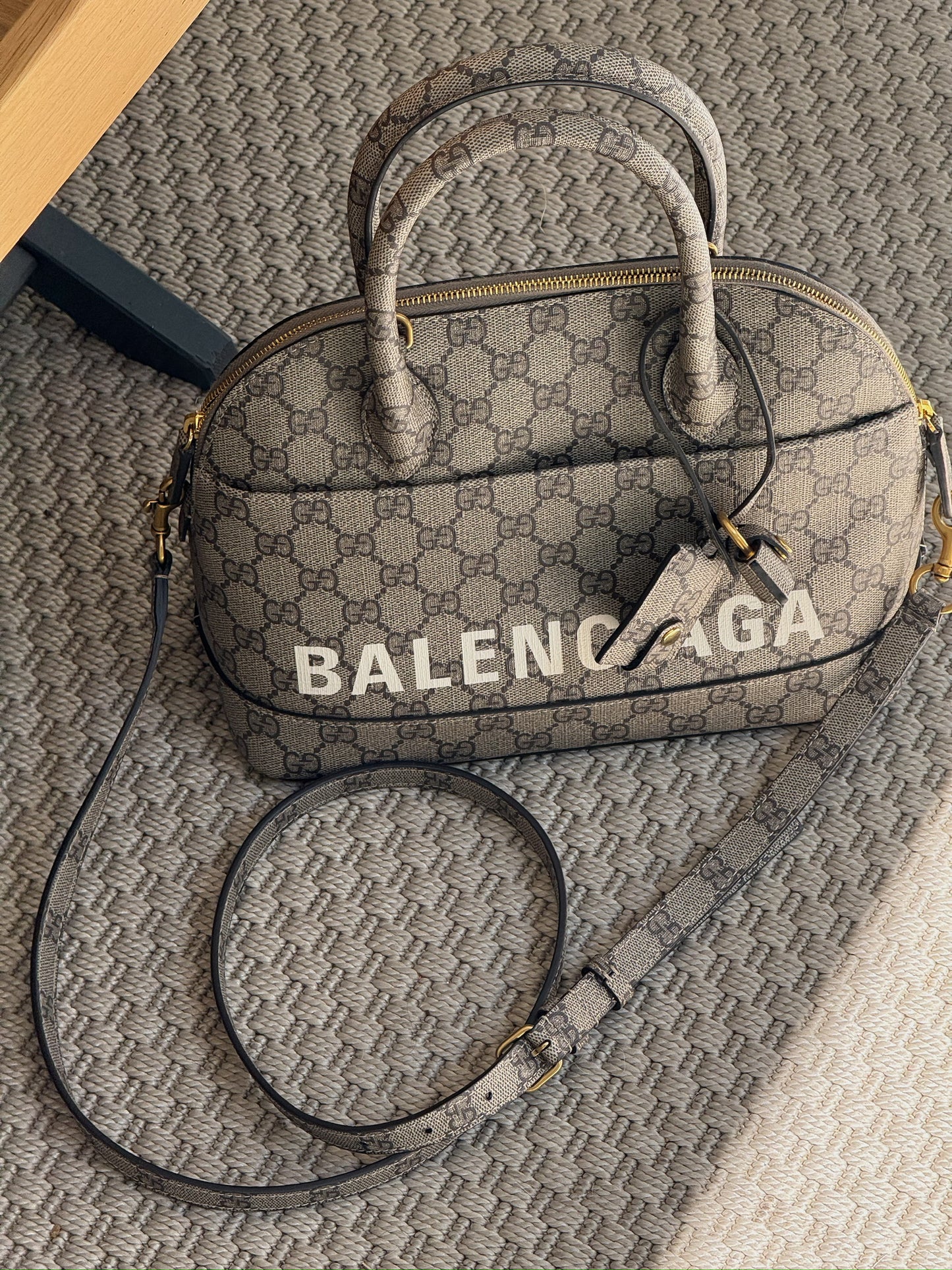 Balenciaga X Gucci GG Supreme The Hacker Project Bag
