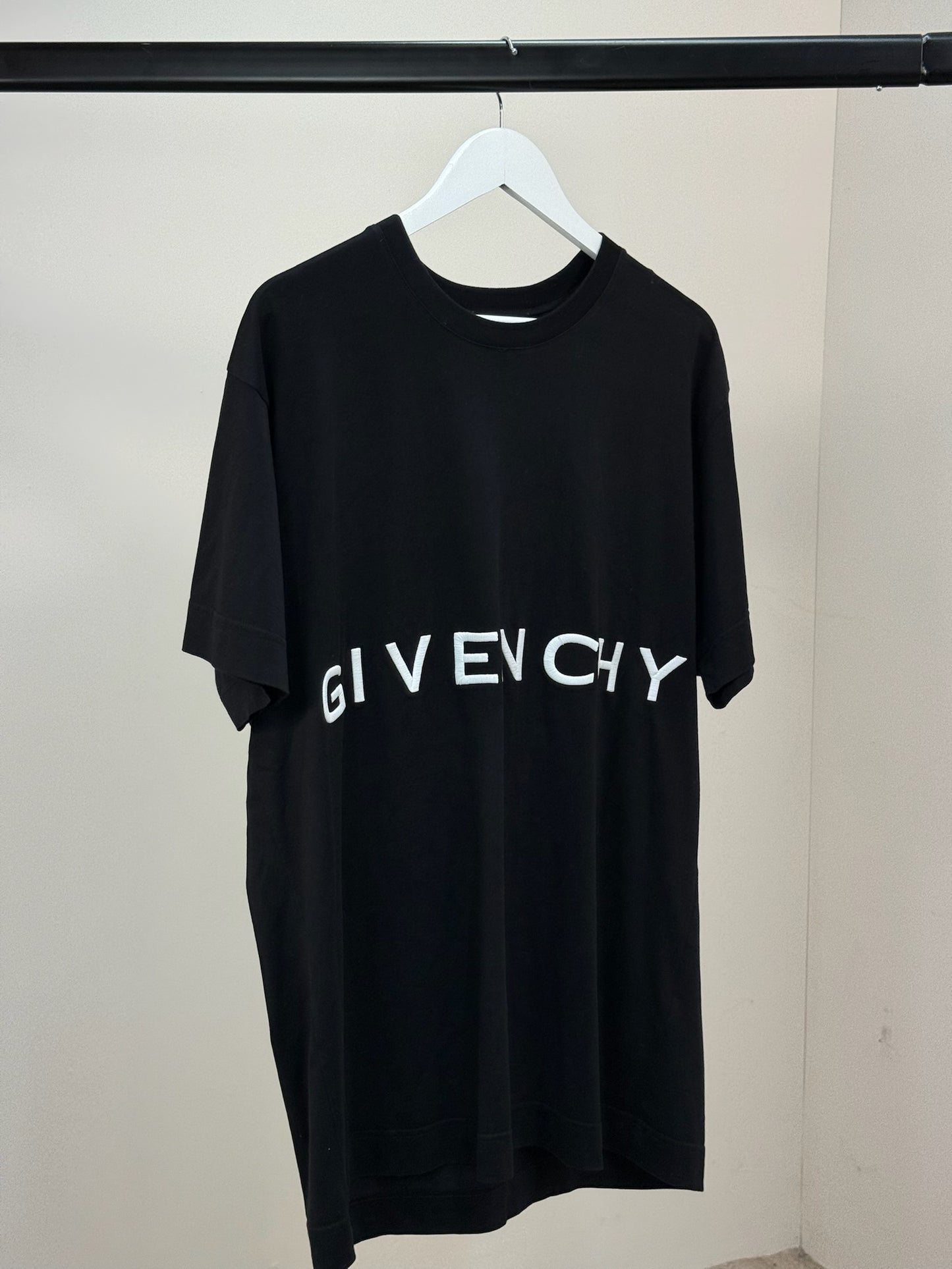 Givenchy Black White 4G Motif Logo T-Shirt - XL
