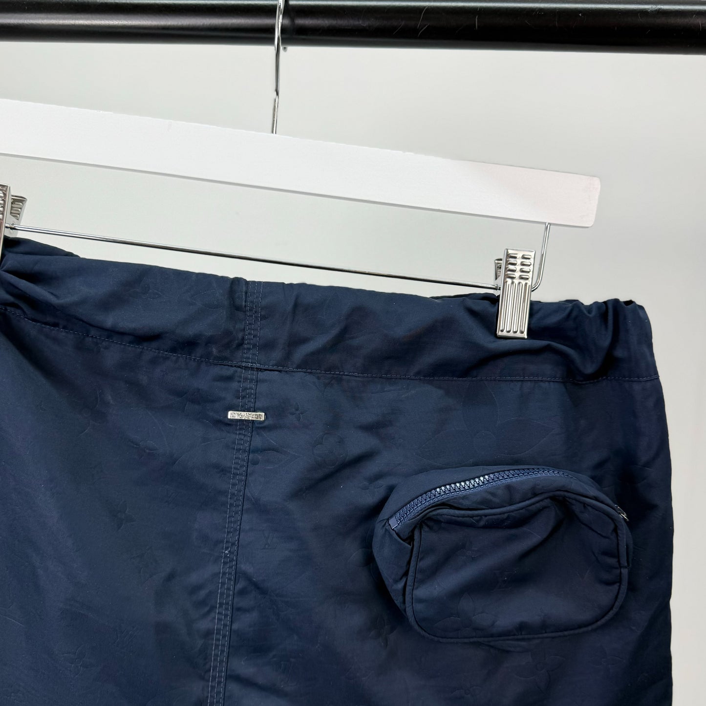 Louis Vuitton Navy Damier Signature Swimshorts - Medium
