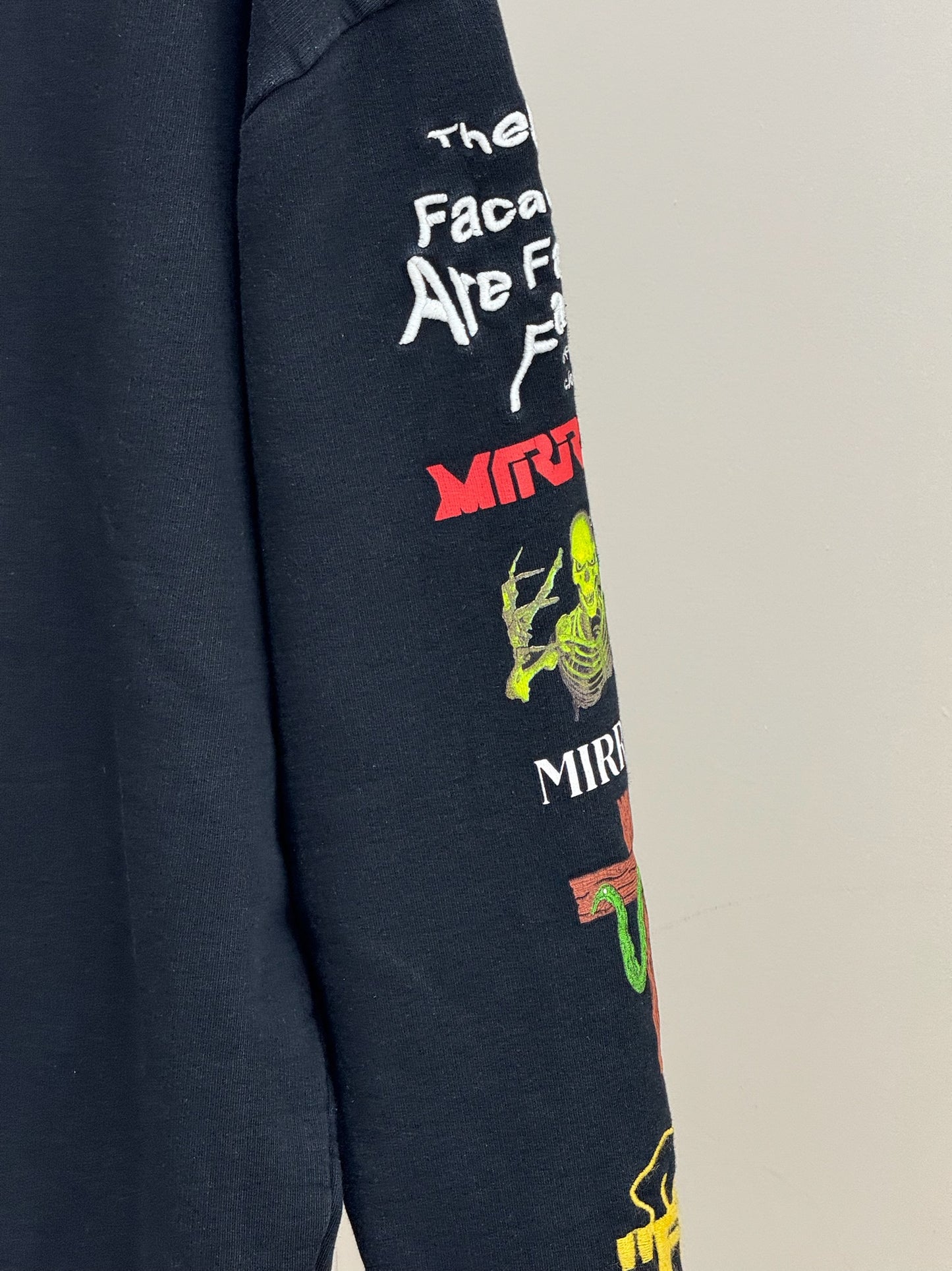 Off-White Black 'Mirror' Logo Jumper - XS oversize