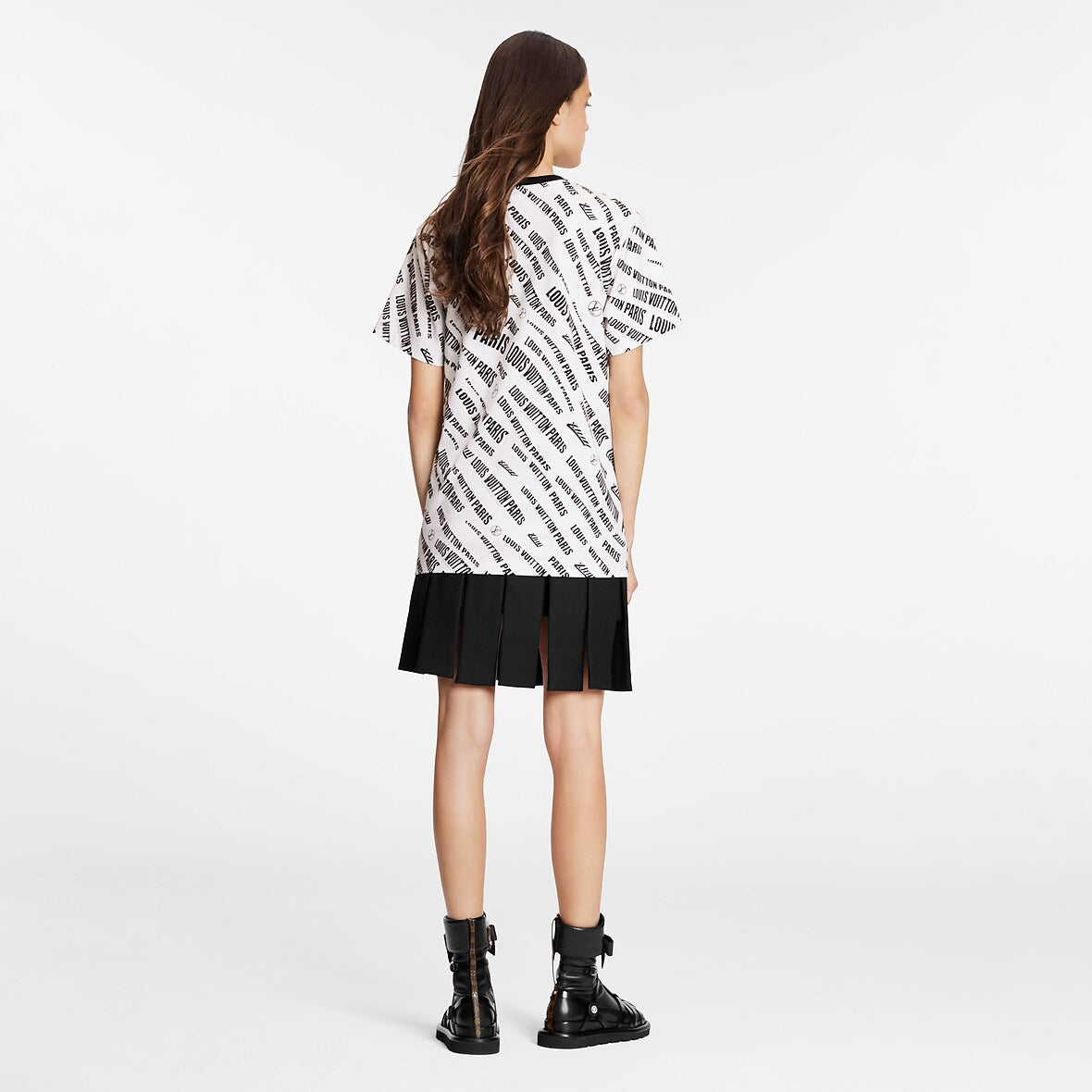 Louis Vuitton White Fornasetti Slanted Signature Vase T-Shirt-XS