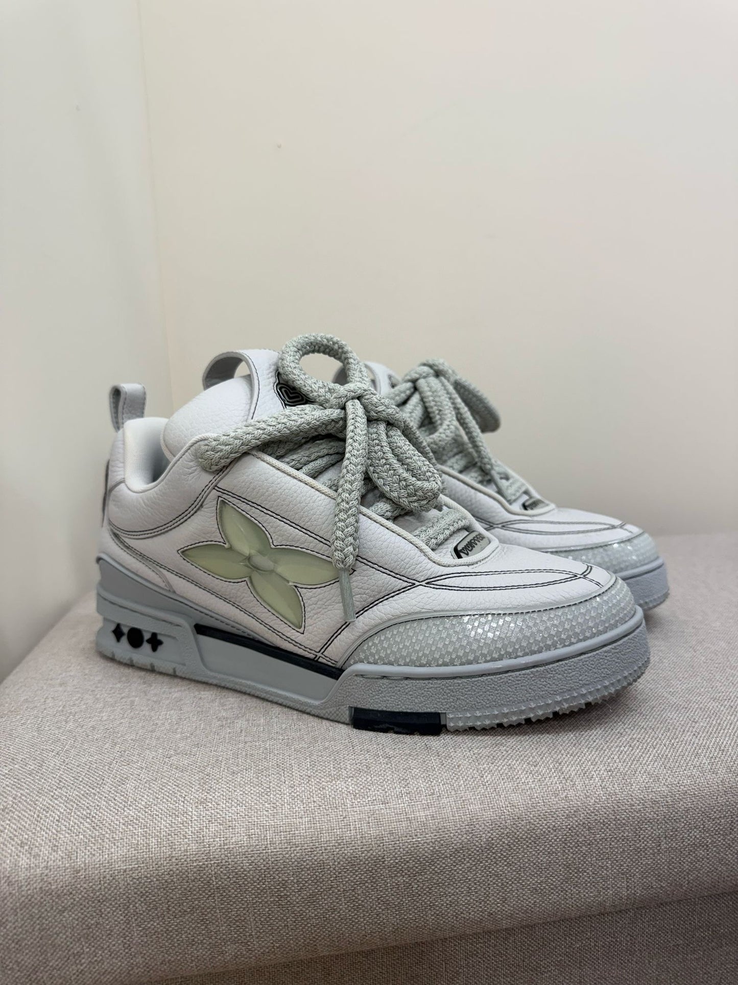 Louis Vuitton Grey Lv Skate Trainer-UK 7.5