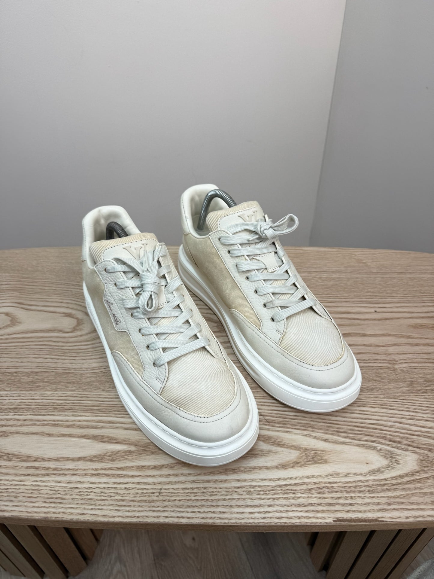 Louis Vuitton Beige Beverly Hills Trainers UK 8