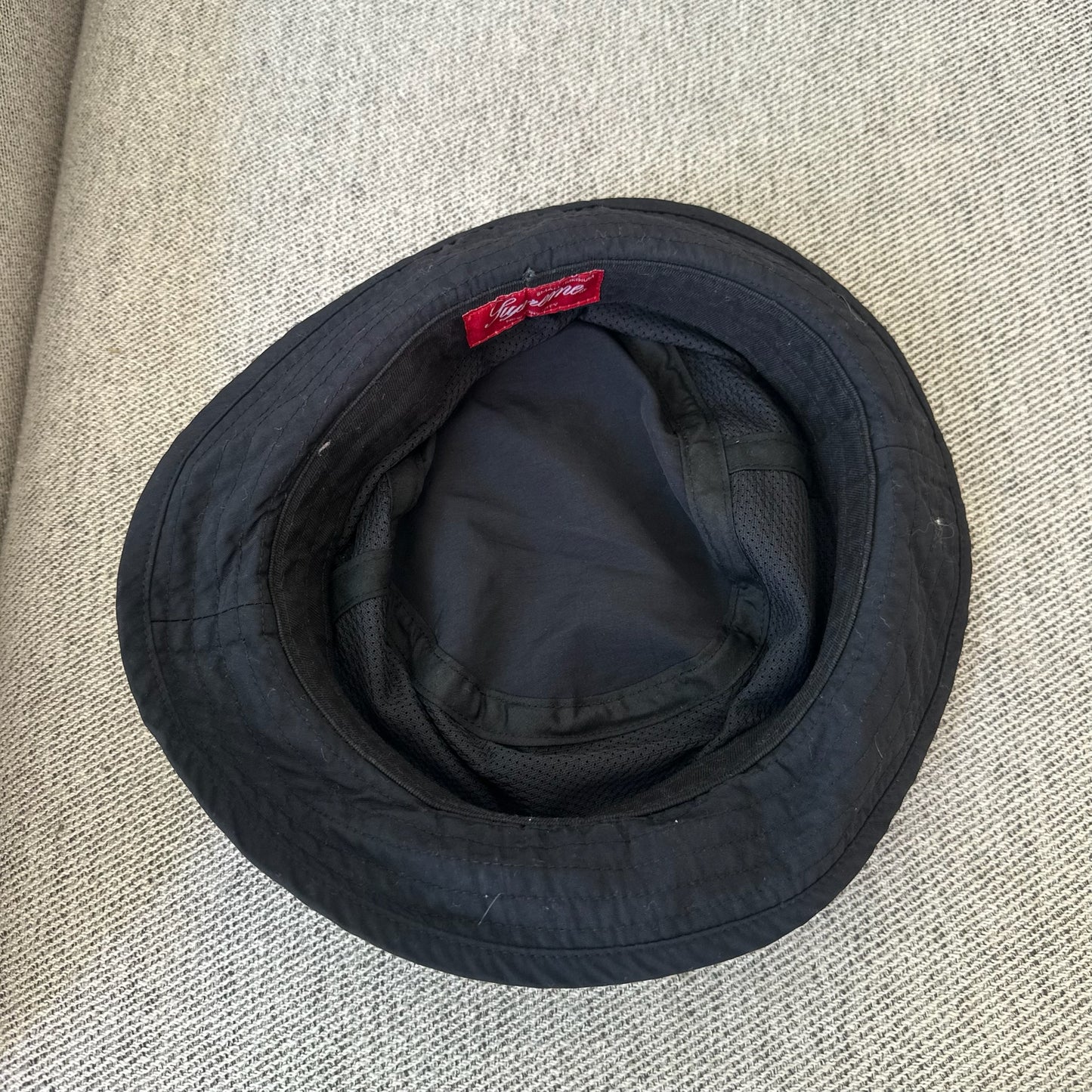 Supreme Black Reflective Zip Hat – Small / Medium