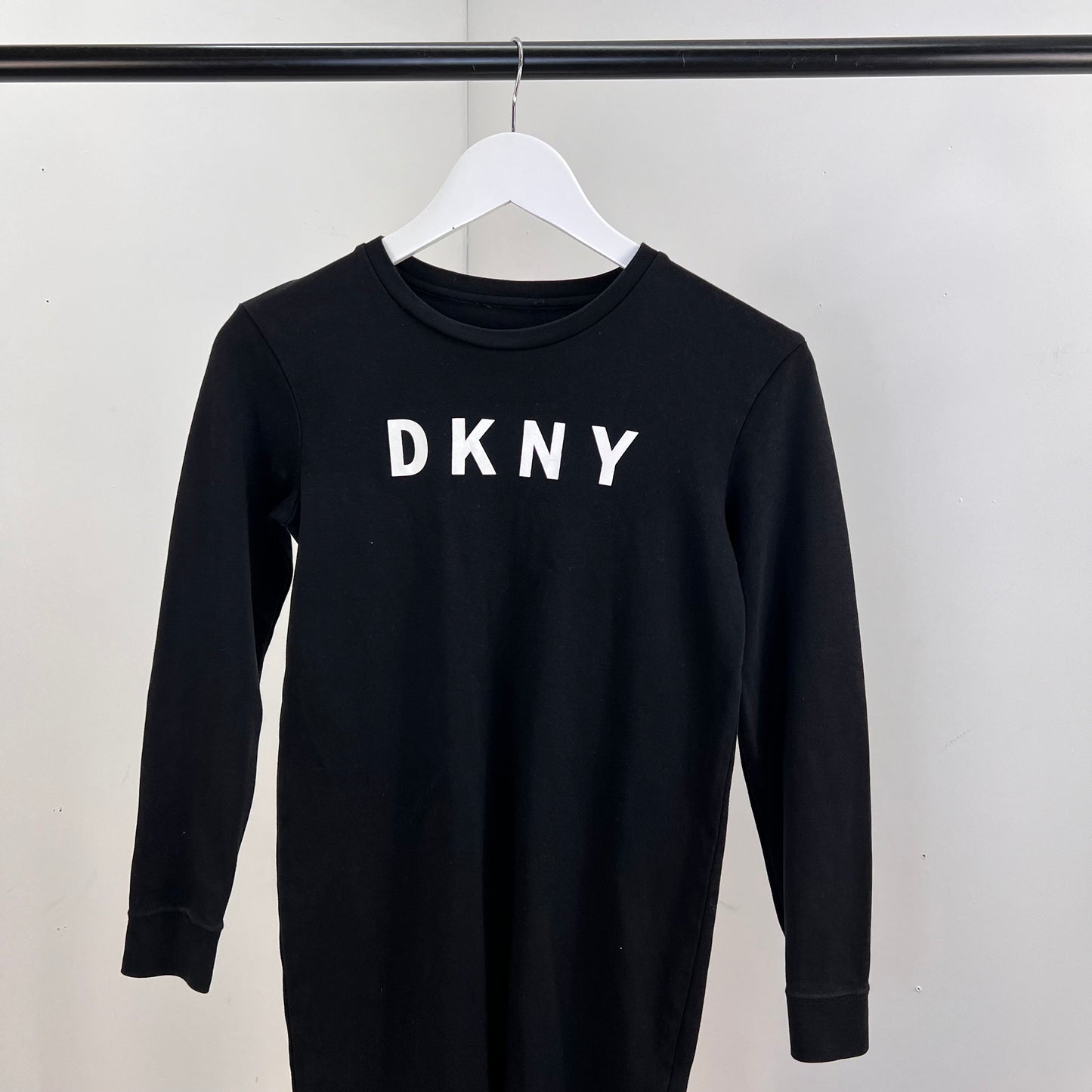 Kids DKNY Black Jumper Dress (Age 12)