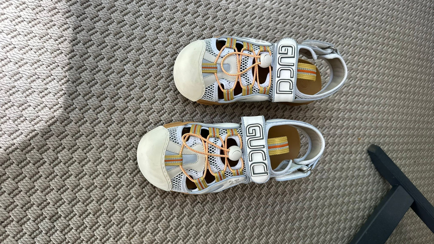 Gucci Tinsel Mesh Reflection Sandal Trainers – EU 38.5 / UK 5.5