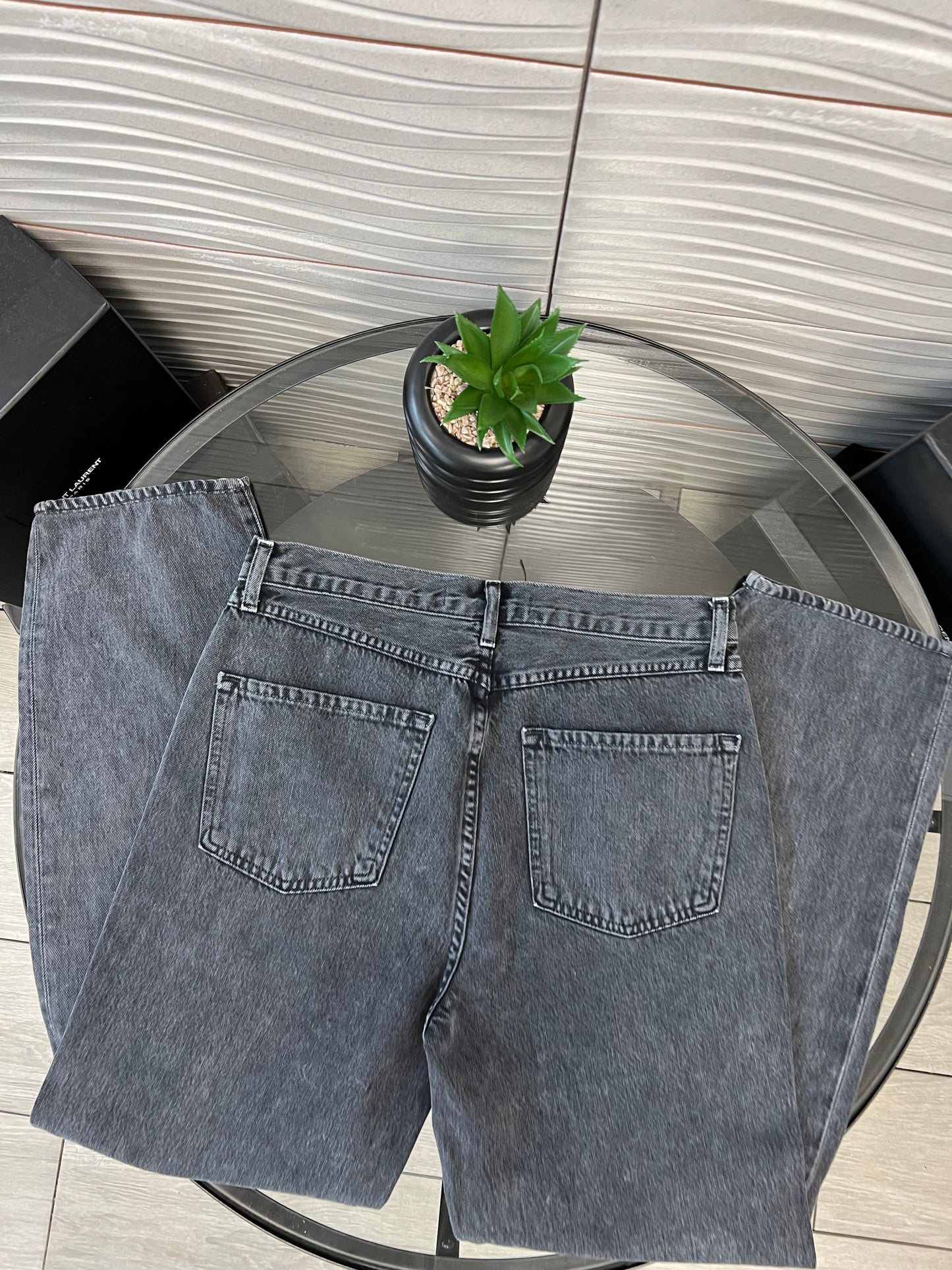 J Brand Black Denim Jeans - UK 8
