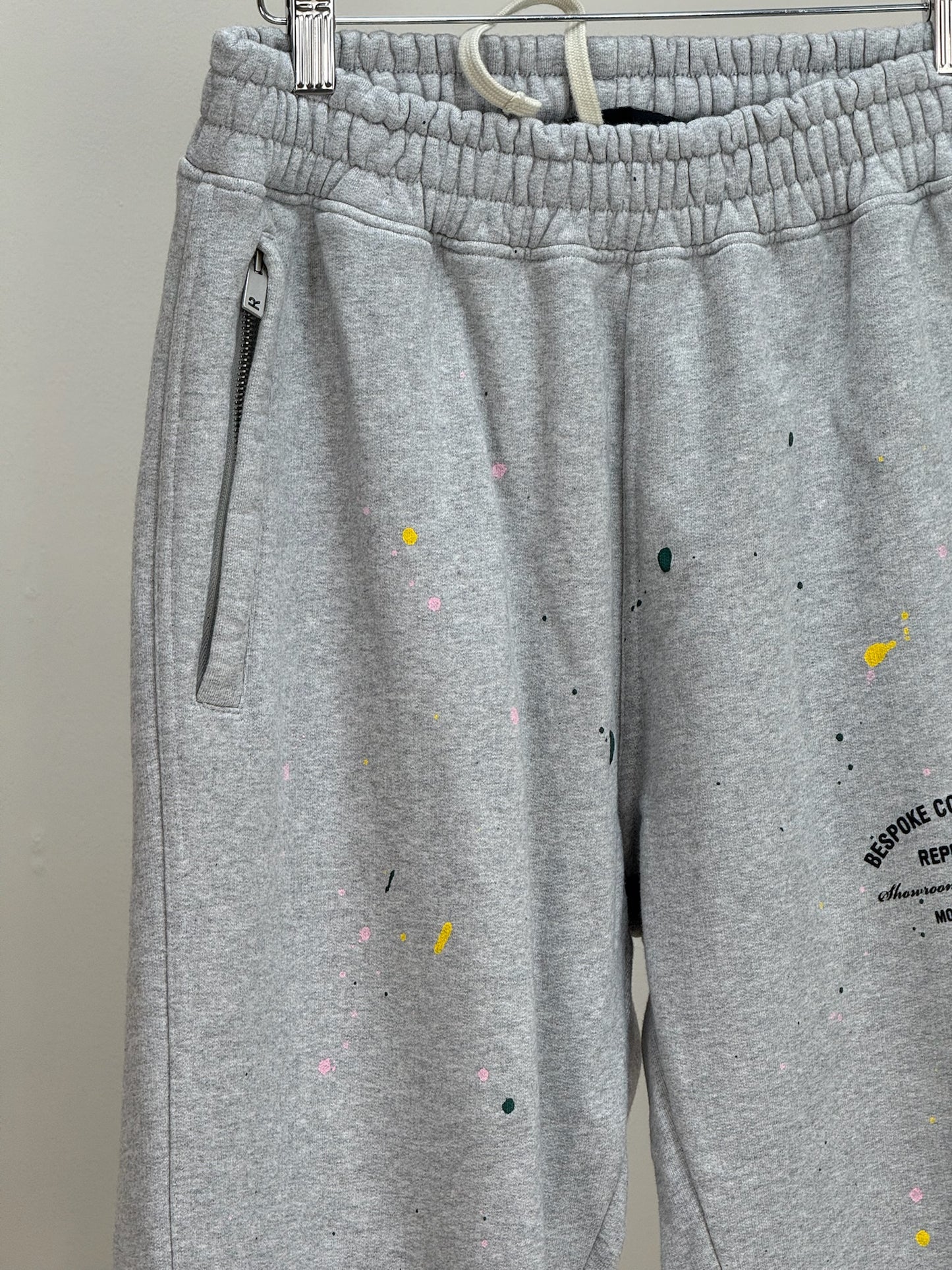 Represent Grey Paint splash tracksuit Set - M/L