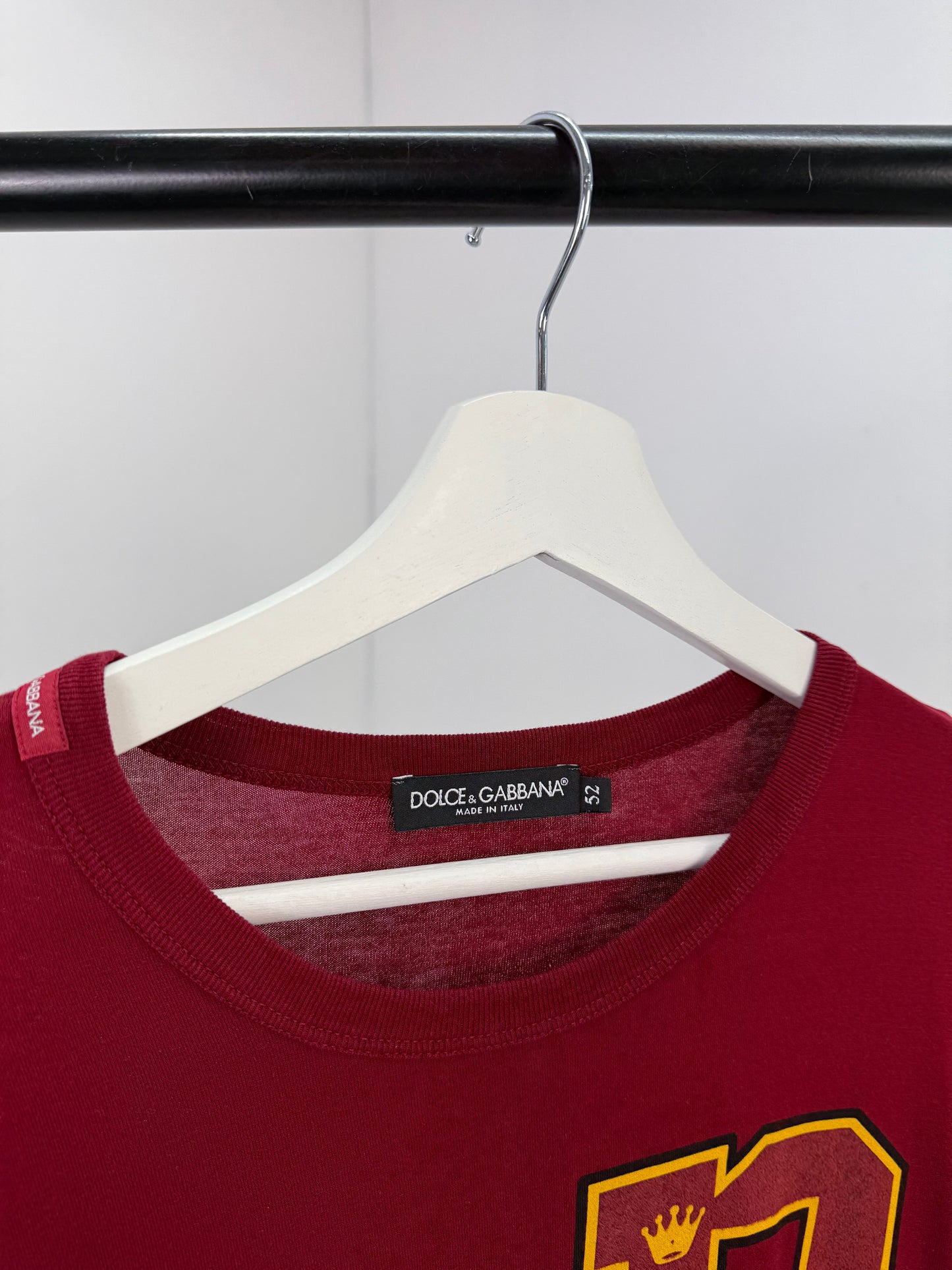 Dolce & Gabbana Red Royal R T-shirt - XL