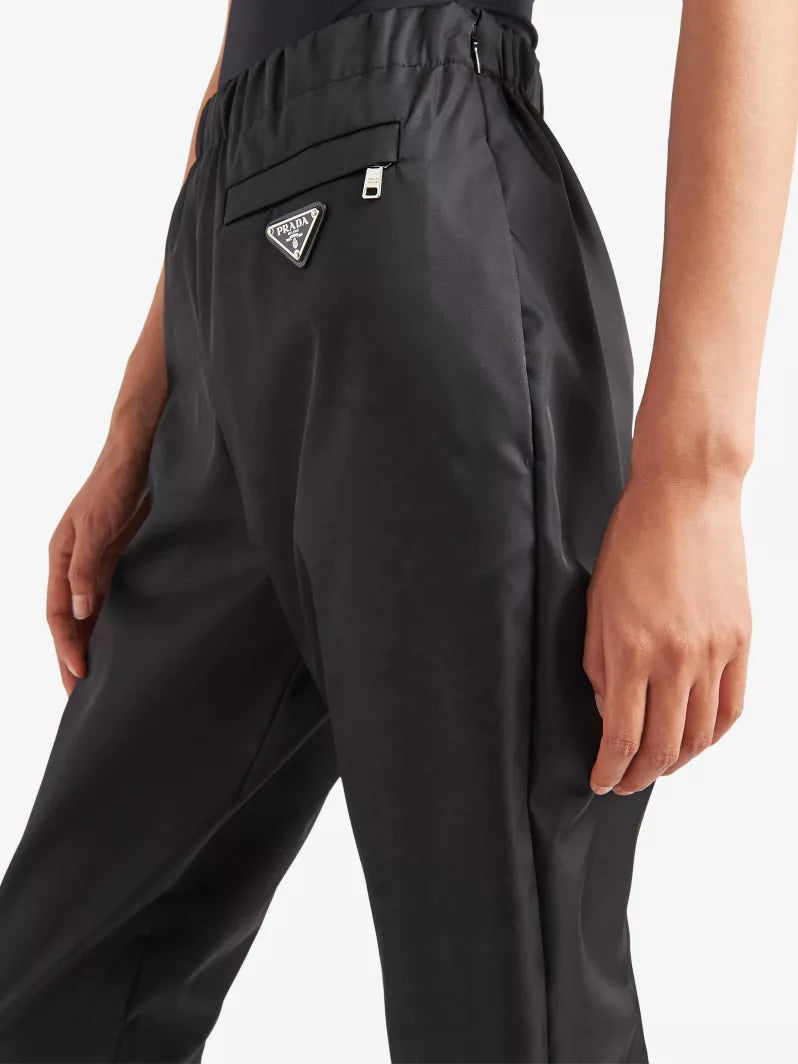 Prada Straight-Leg Re-Nylon Gabardine Trousers-42/Small