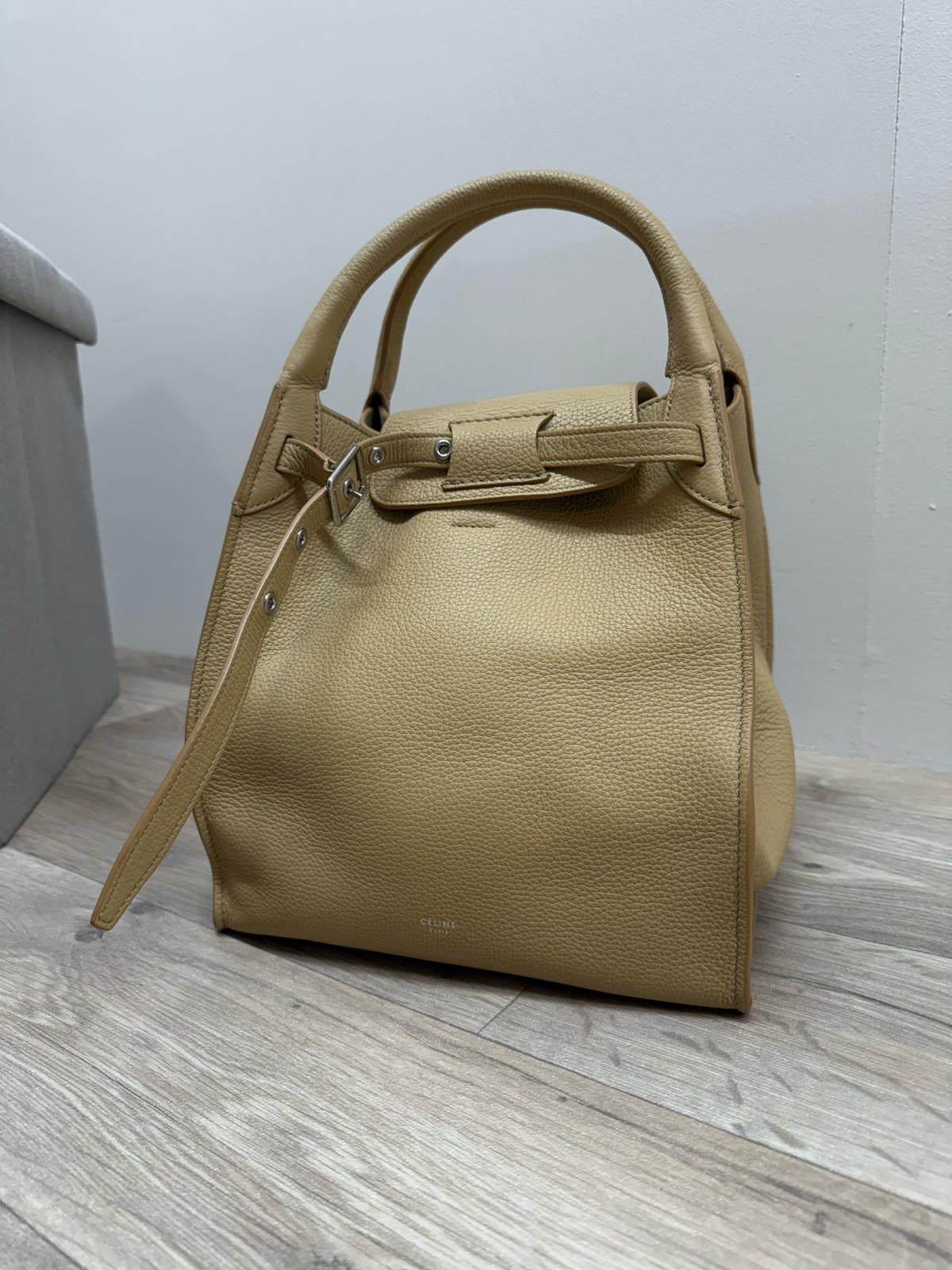 Celine ‘Big Bag’ Tan Handbag , Small