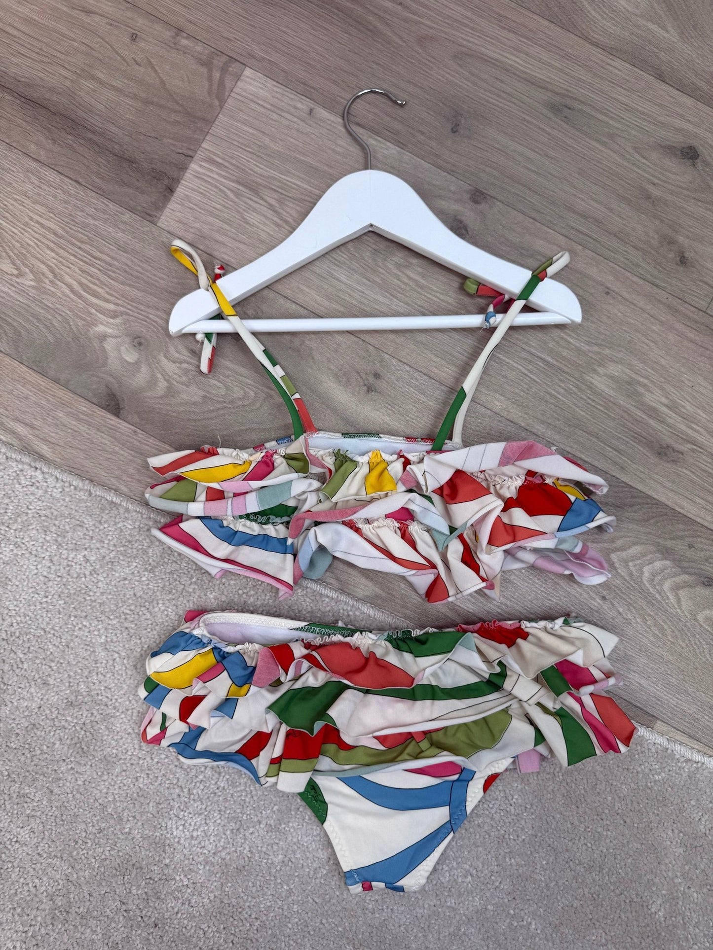 Kids Emilio Pucci Multi Colour Spaghetti Strap - Age 8