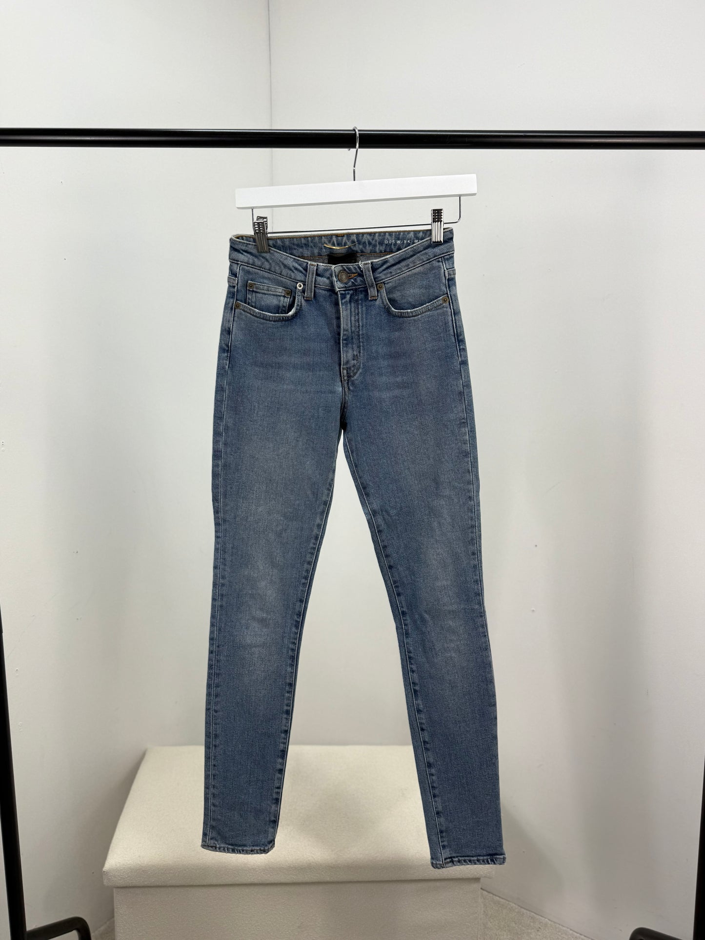 Saint Laurent Acid Light Blue Wash Jeans - UK 6/8