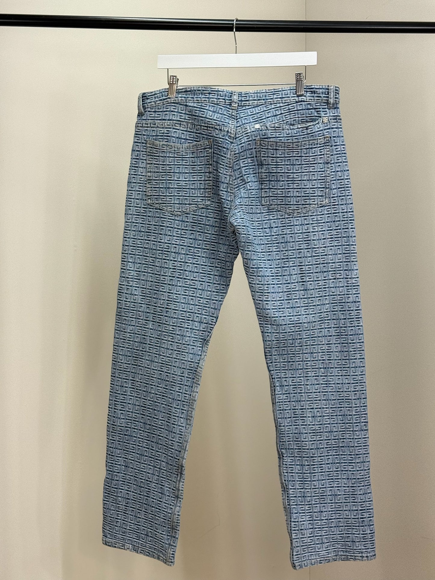 Givenchy Blue 4g print jeans-34