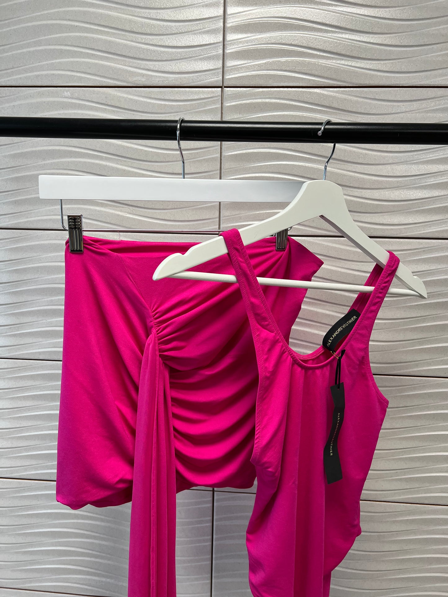 Alexander Vauthier Pink Draped Skirt - Brand New In Tags (40/S-M)