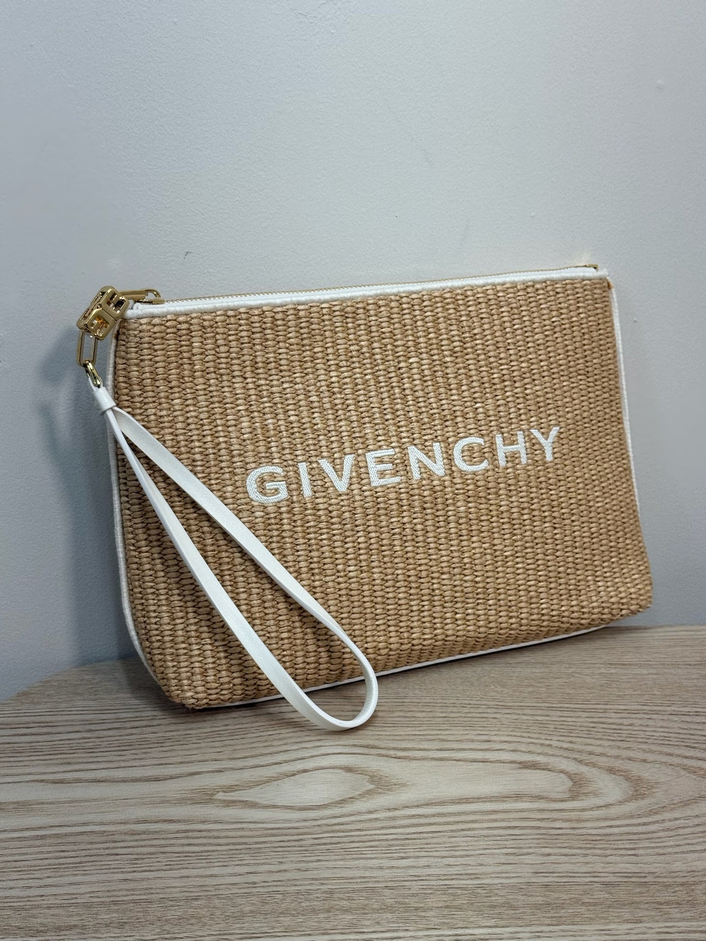 Givenchy Travel raffia pouch