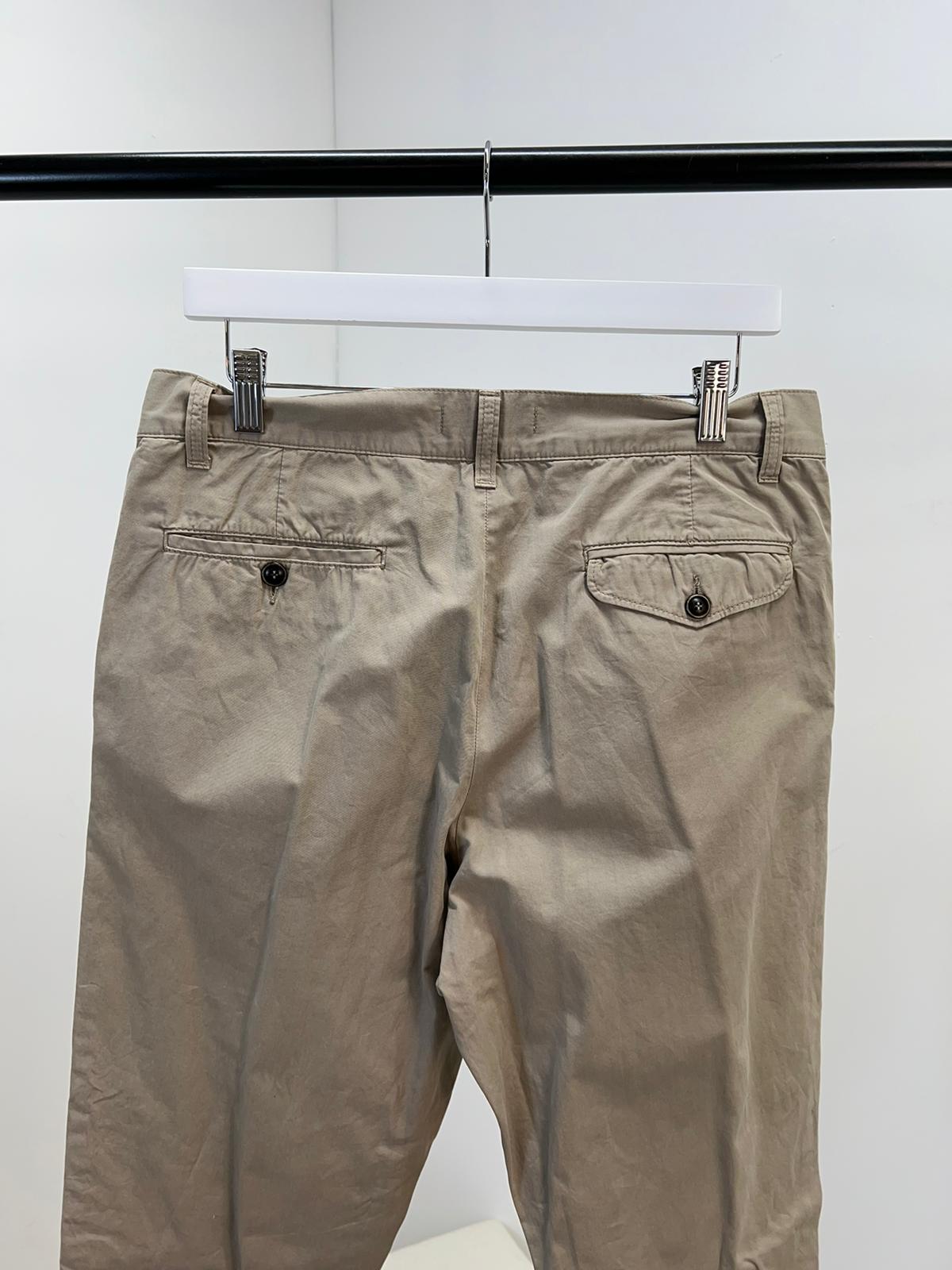 Dolce & Gabanna Beige Straight Leg Chino Trousers DRC(46/S-M)