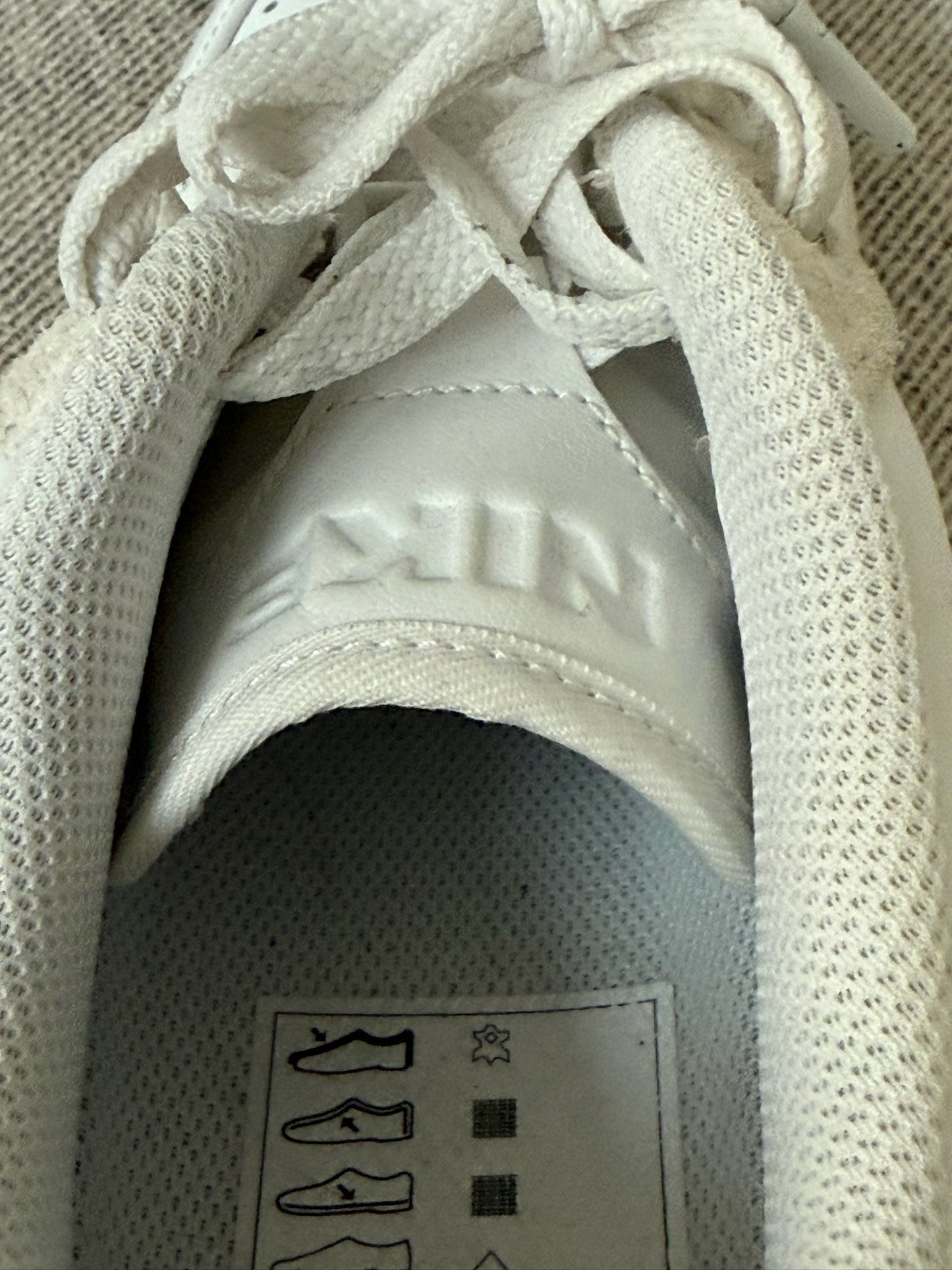 Nike Air Force 1 '07 Luxe Ghost White Trainers - UK 7.5