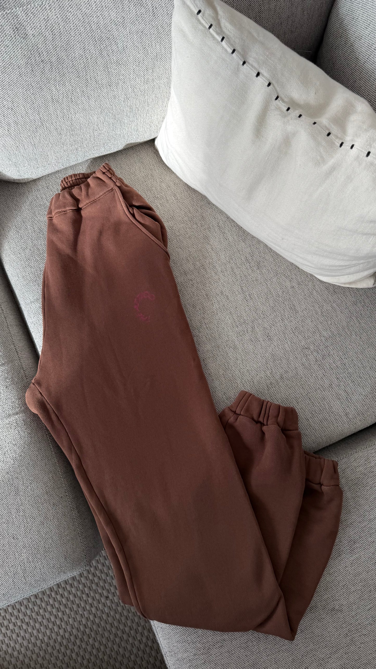 The Attico Brown Tracksuit Bottoms - XS, Suited For UK 8