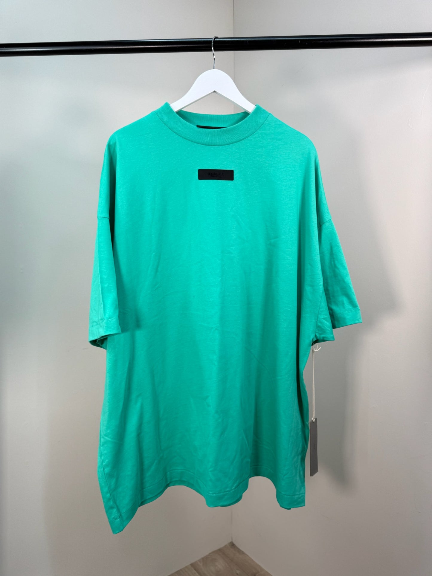 Essentials Green Logo T-Shirt - large