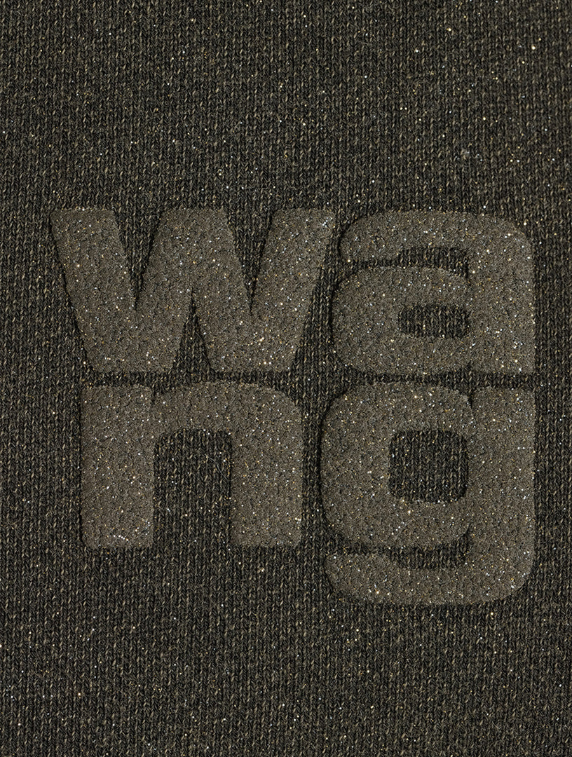 Alexander Wang Glitter Effect Terry Jumper Tracksuit Set-Small