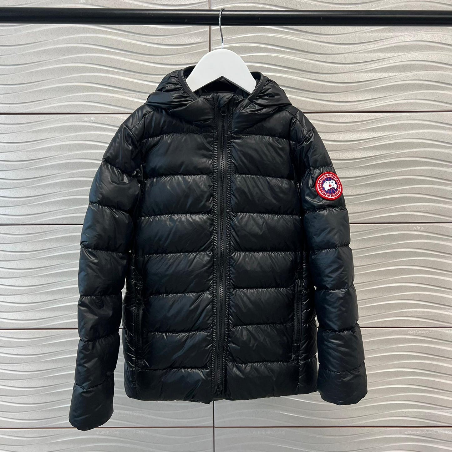 Canada Goose kids black puffer coat - Age 7/8