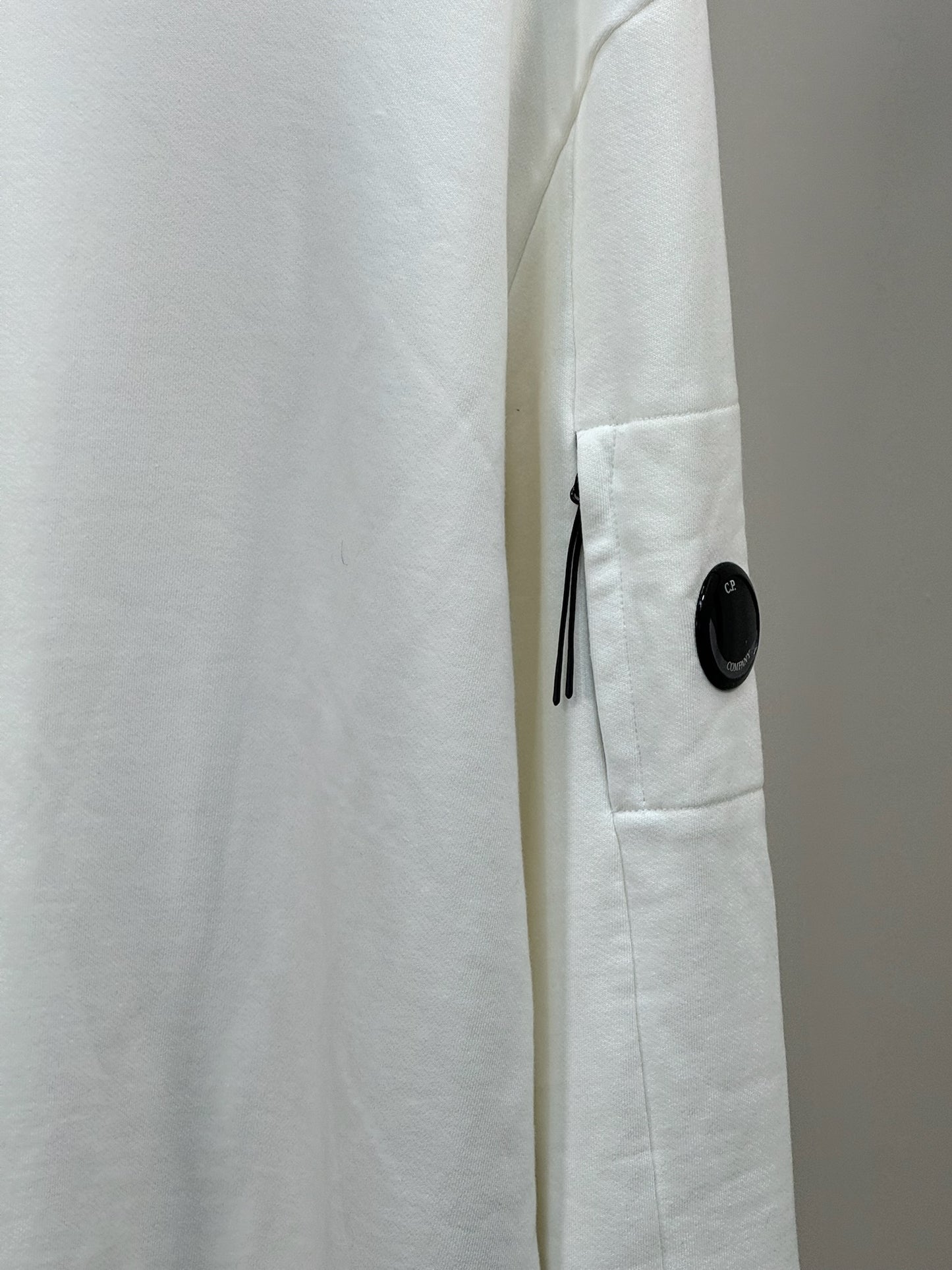 CP Company White Badge Logo Jumper - XXL