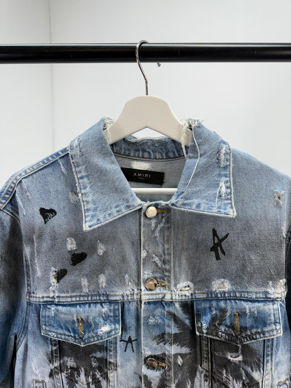 Amiri Palm Tree Denim jacket - Small