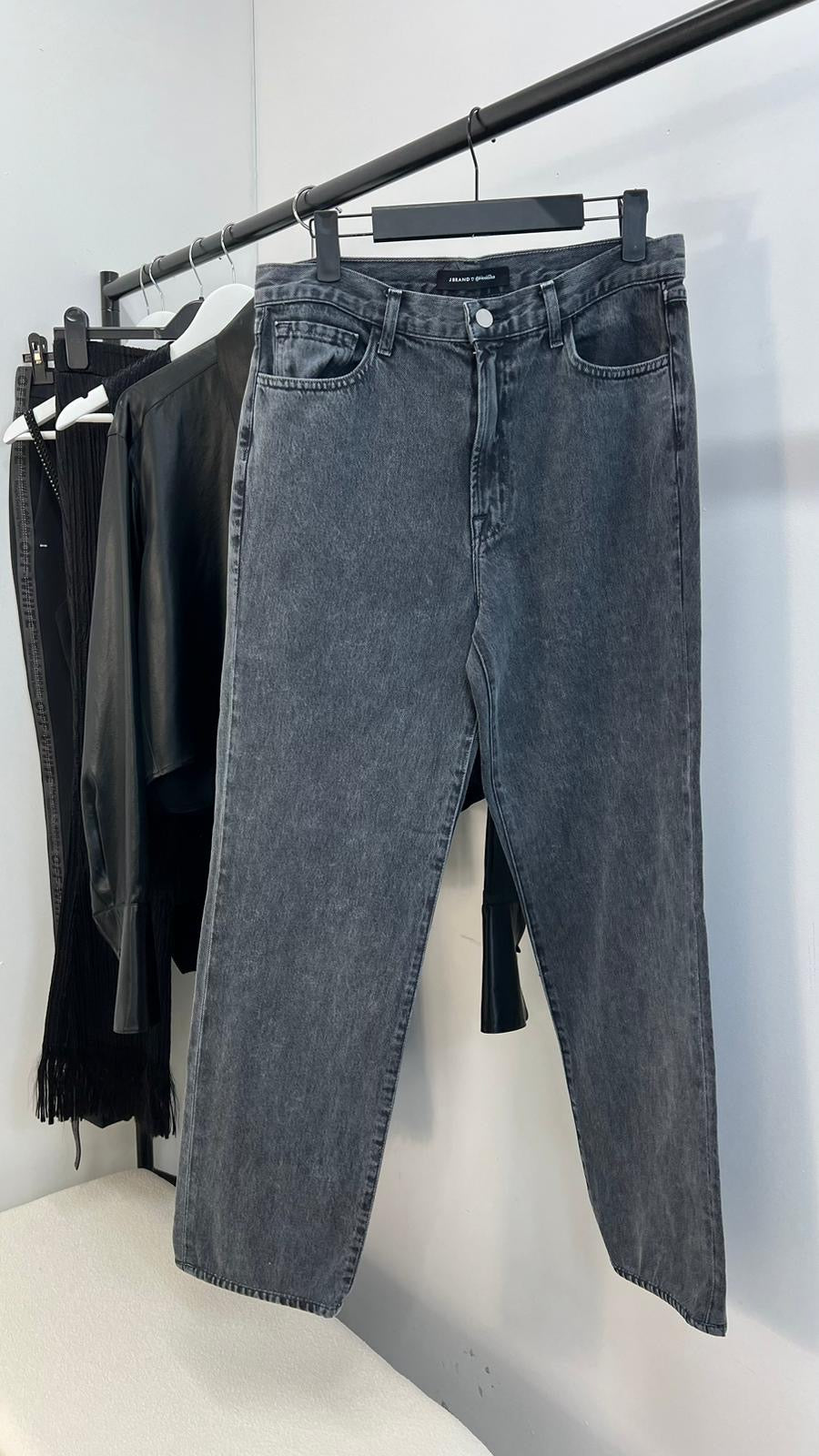 J Brand Black Denim Jeans - UK 8