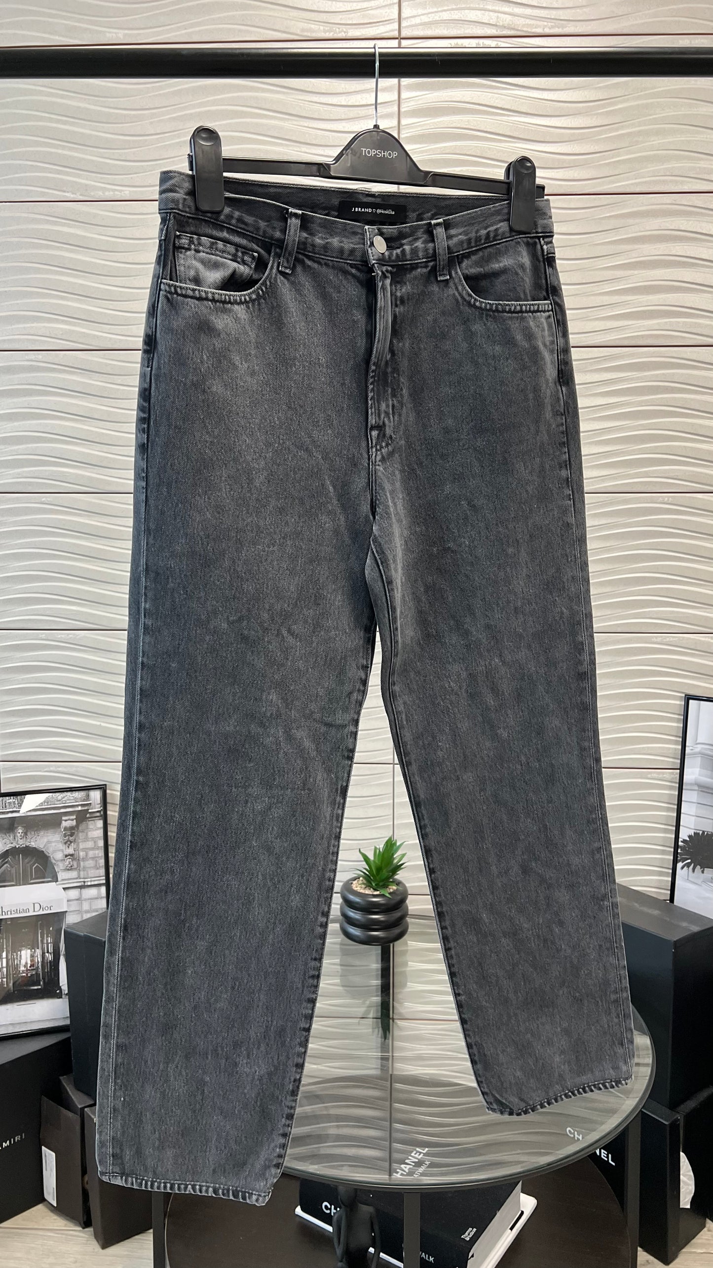 J Brand Black Denim Jeans - UK 8