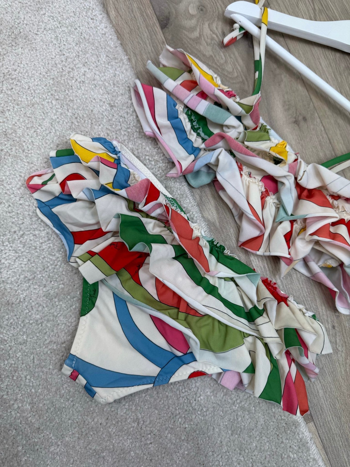 Kids Emilio Pucci Multi Colour Spaghetti Strap - Age 8