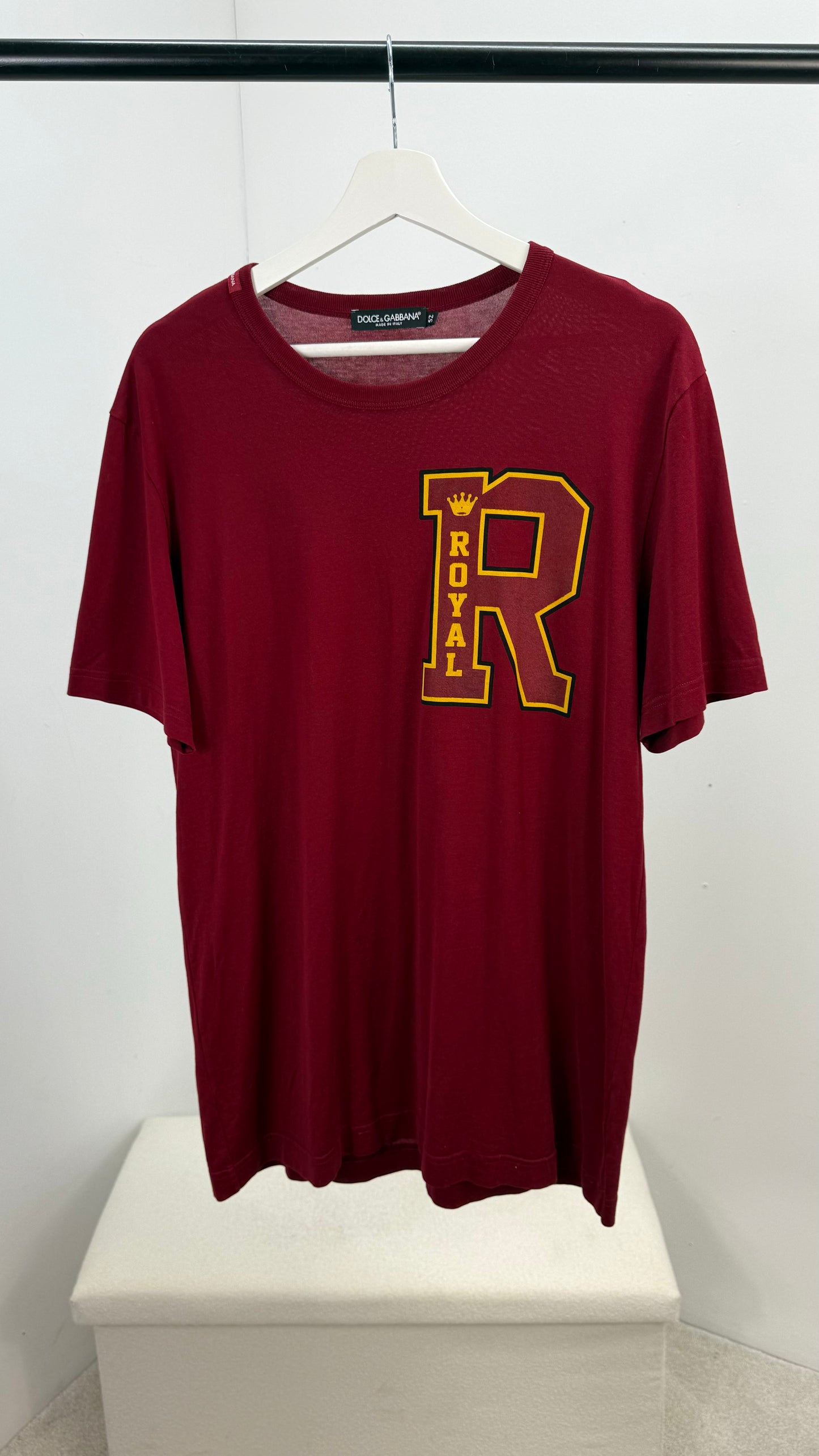 Dolce & Gabbana Red Royal R T-shirt - XL