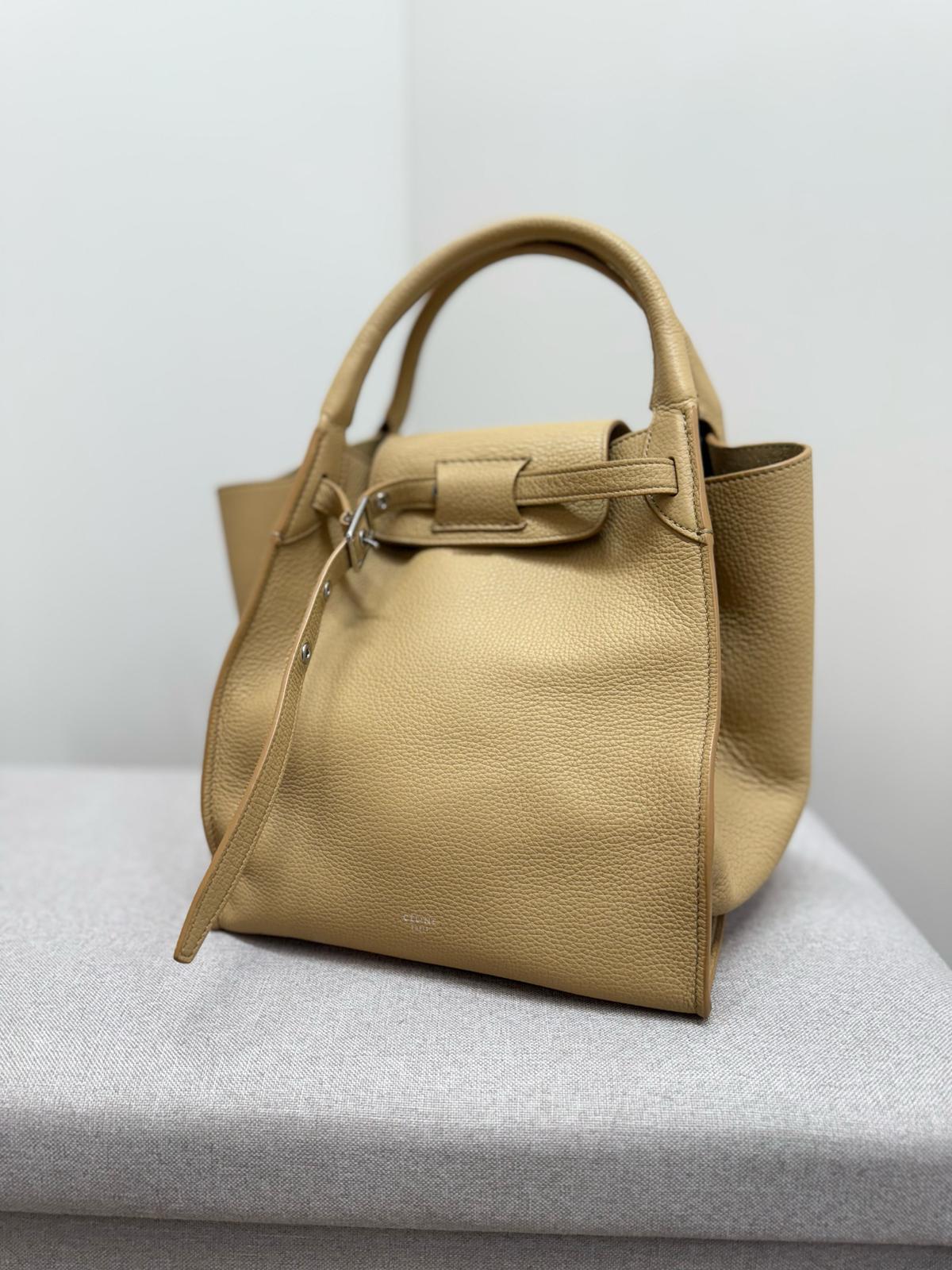 Celine ‘Big Bag’ Tan Handbag , Small
