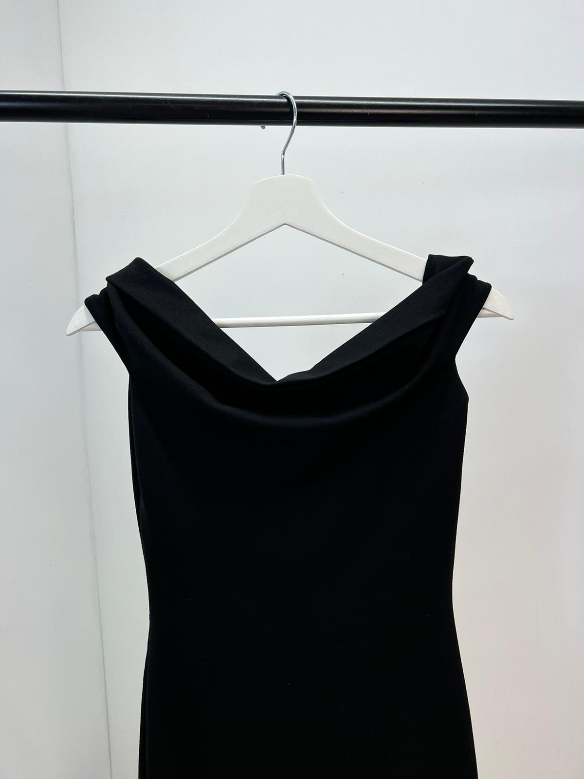 Dsquared2 Black Off-The Shoulder Dress - Medium