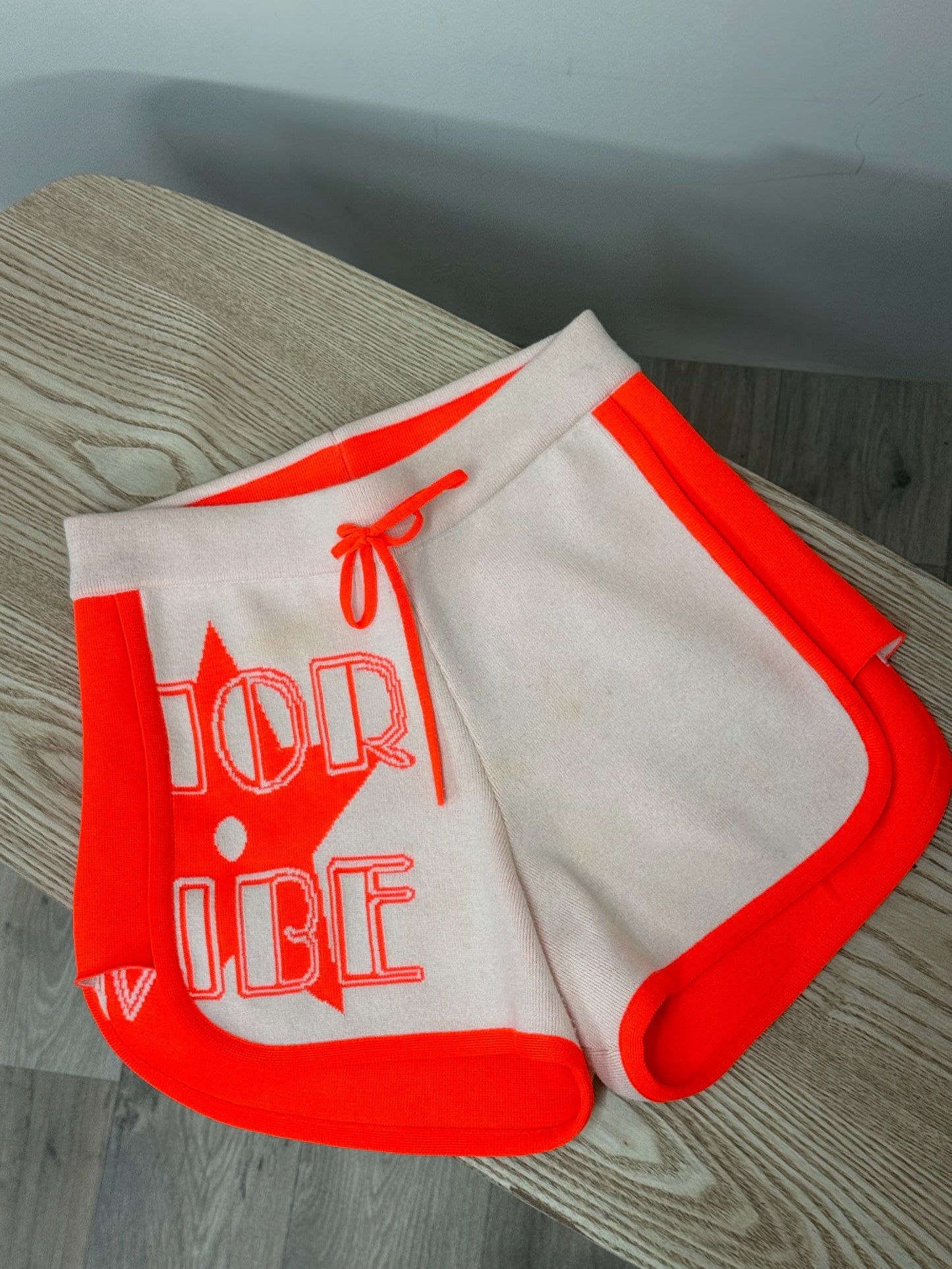 Dior Nude & Orange Vibe Two Piece Short Set - UK 6/8