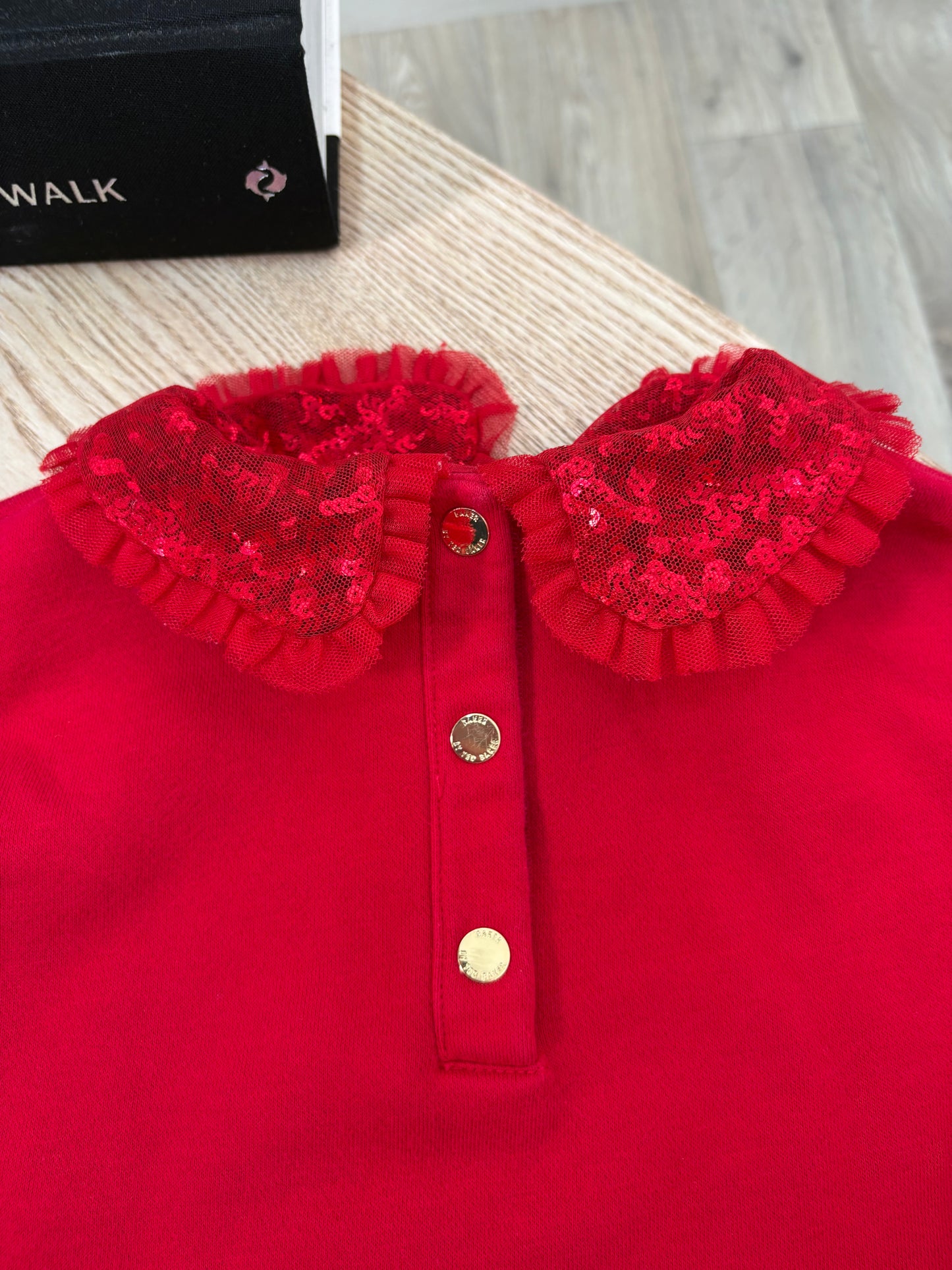 Kids Ted Baker Red Jumper – Age 3-4