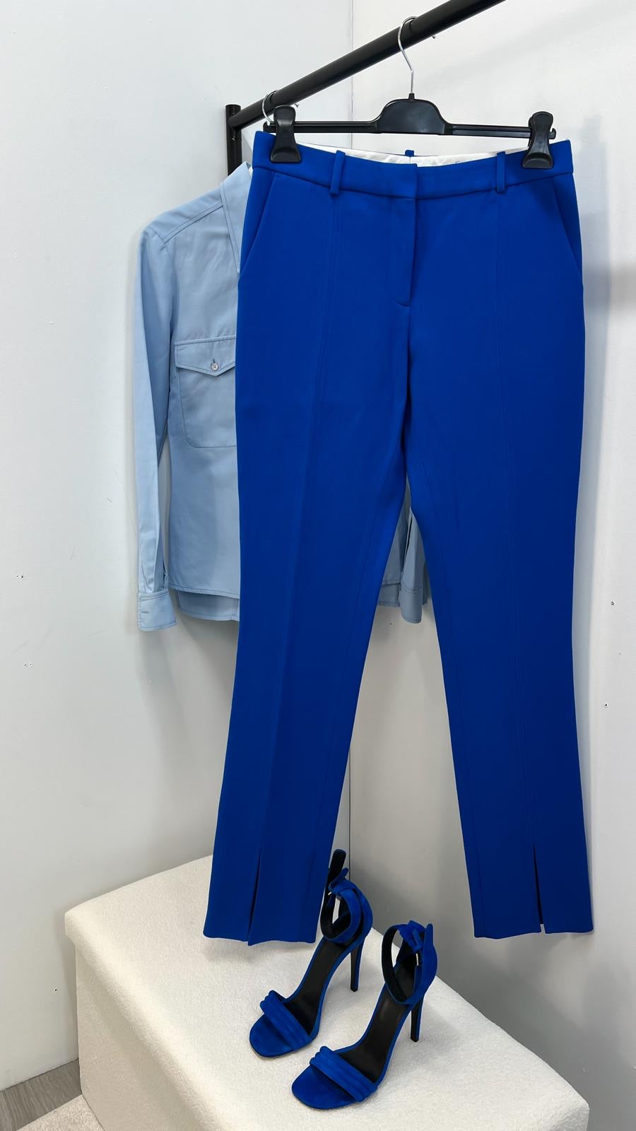 Victoria Beckham Colbolt Front Split Suit Trouser - UK 10