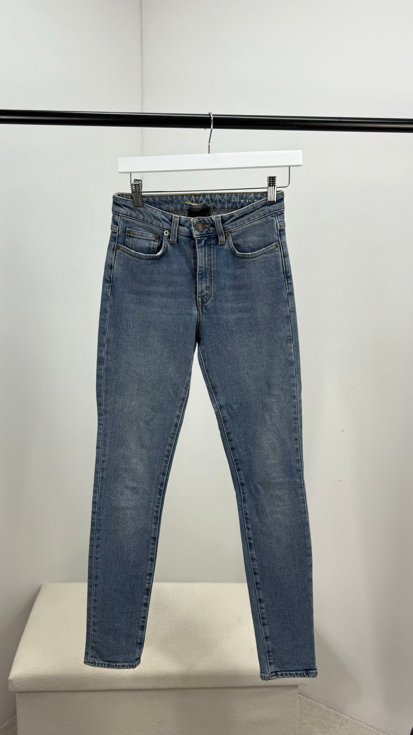 Saint Laurent Acid Light Blue Wash Jeans - UK 6/8
